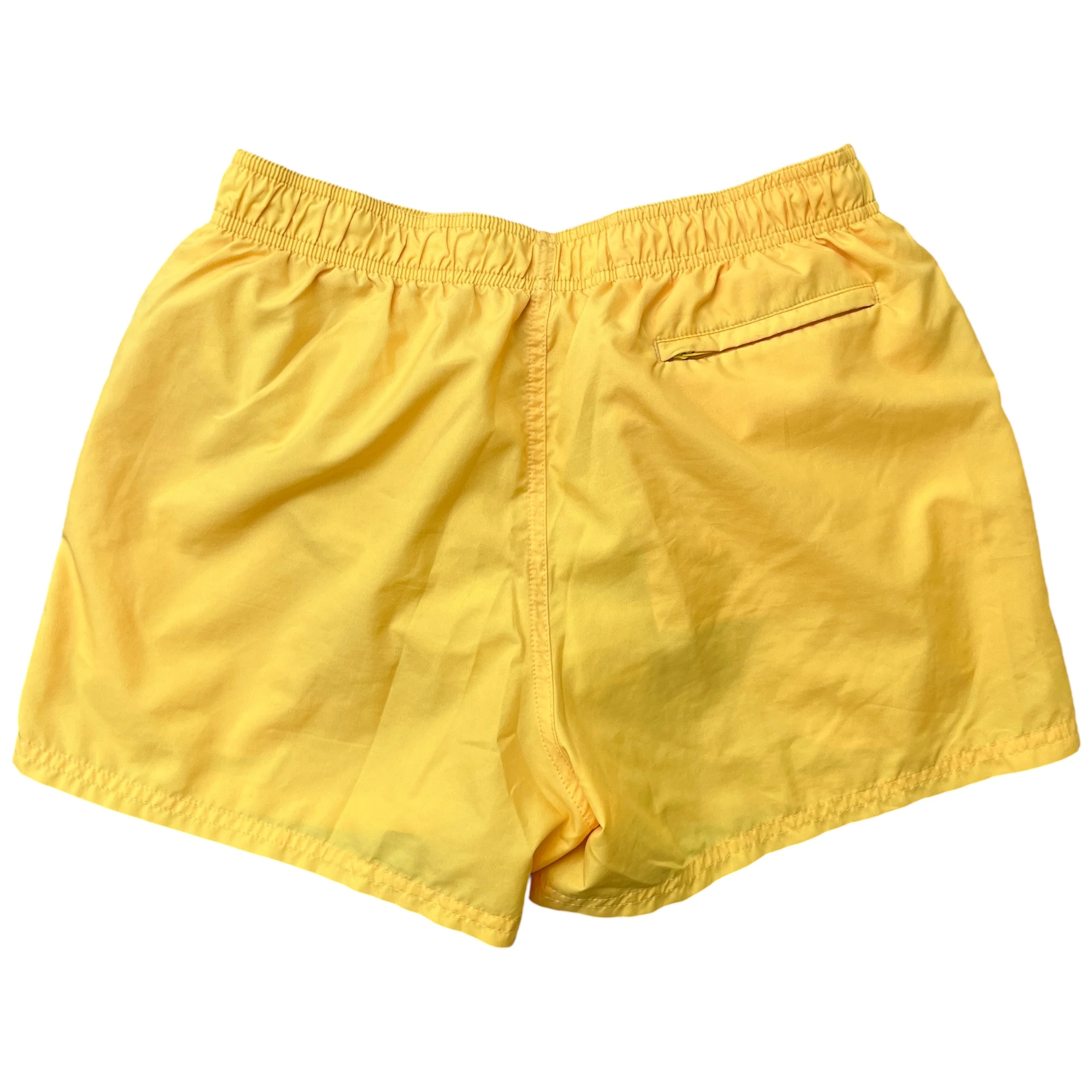 Men's Logo Print Swim Shorts Yellow Size M - Image 2