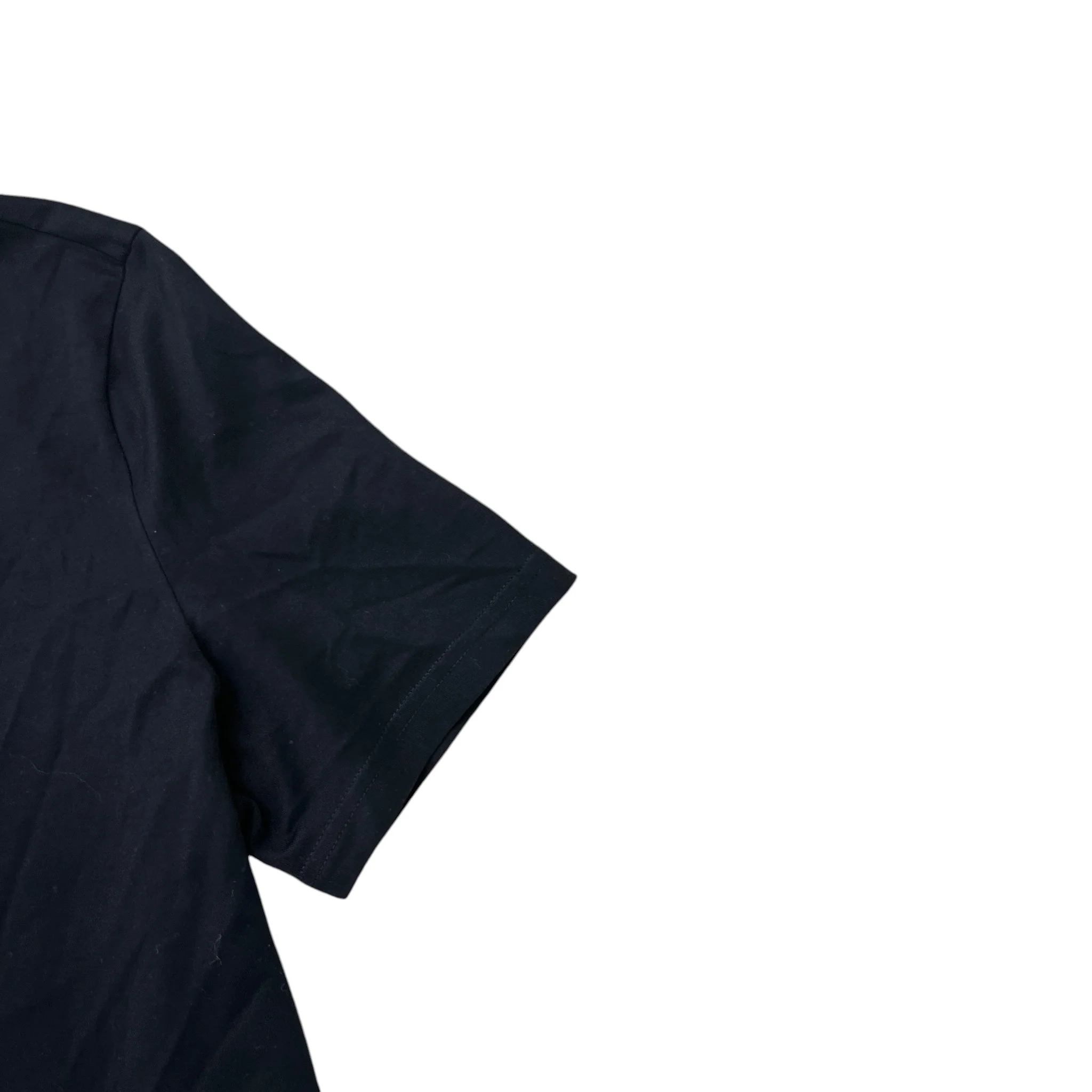 Men's Logo Print T-Shirt Black Size L - Image 5