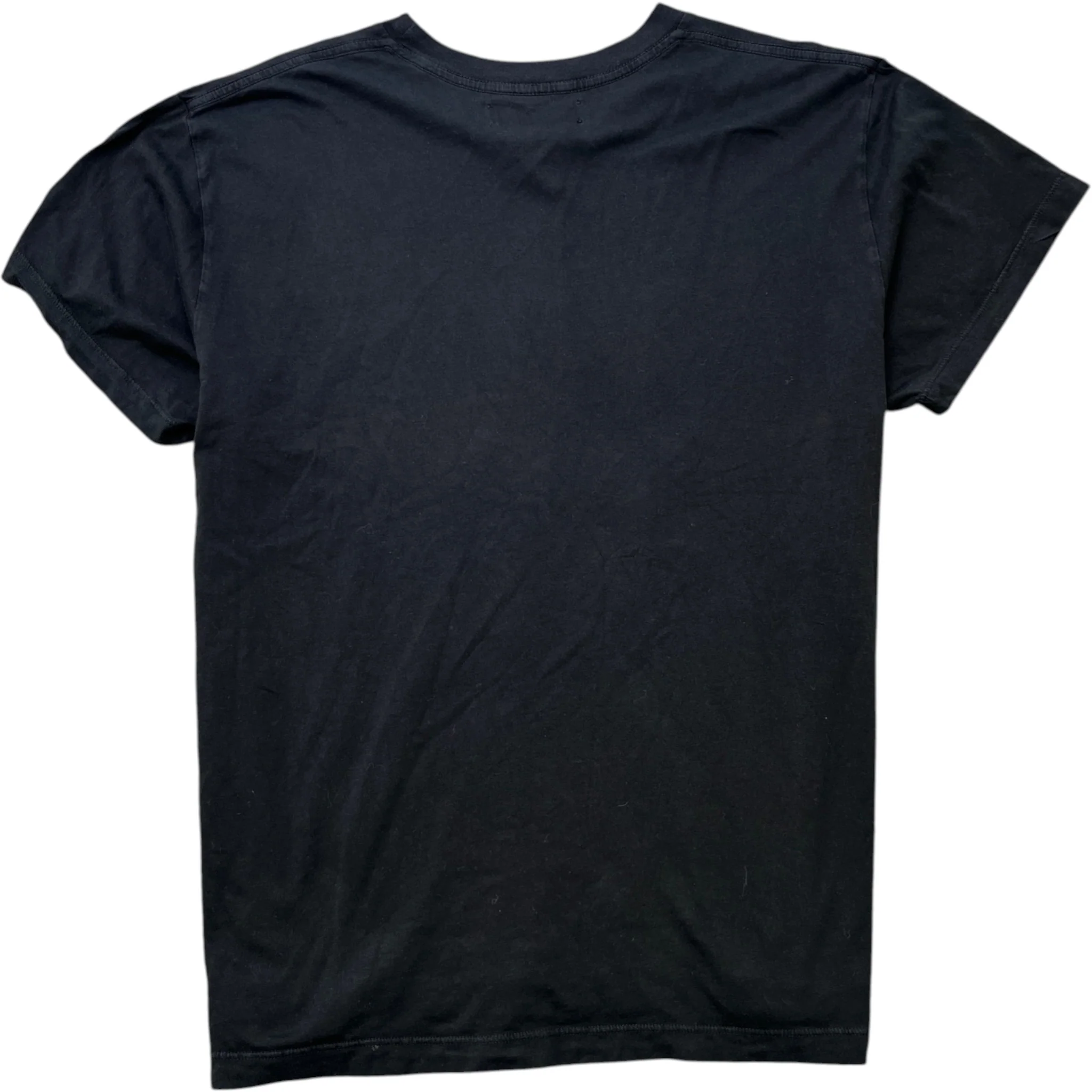 Men's Logo Print T-Shirt Black Size L - Image 2