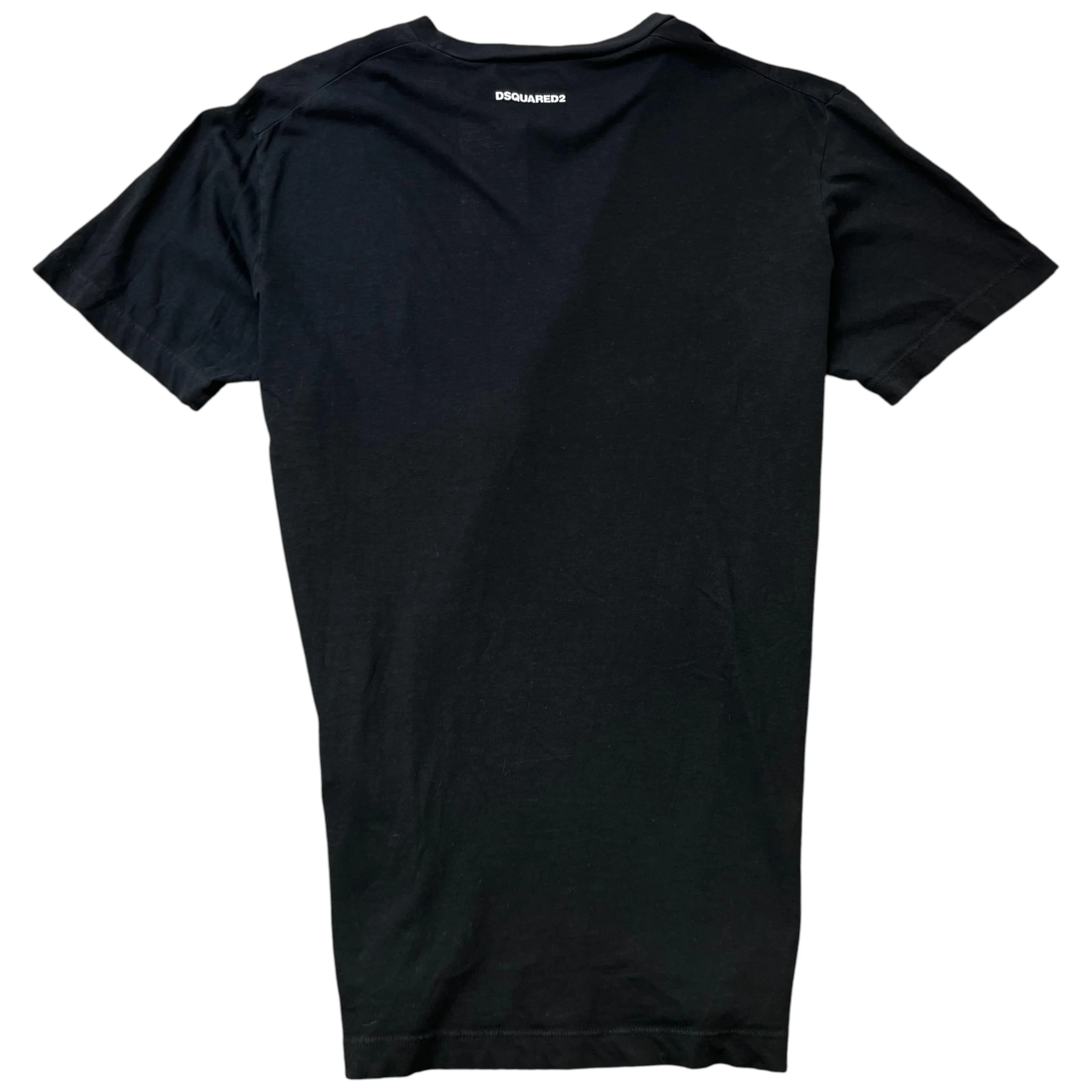 Men's Logo Print T-Shirt Black Size M - Image 2