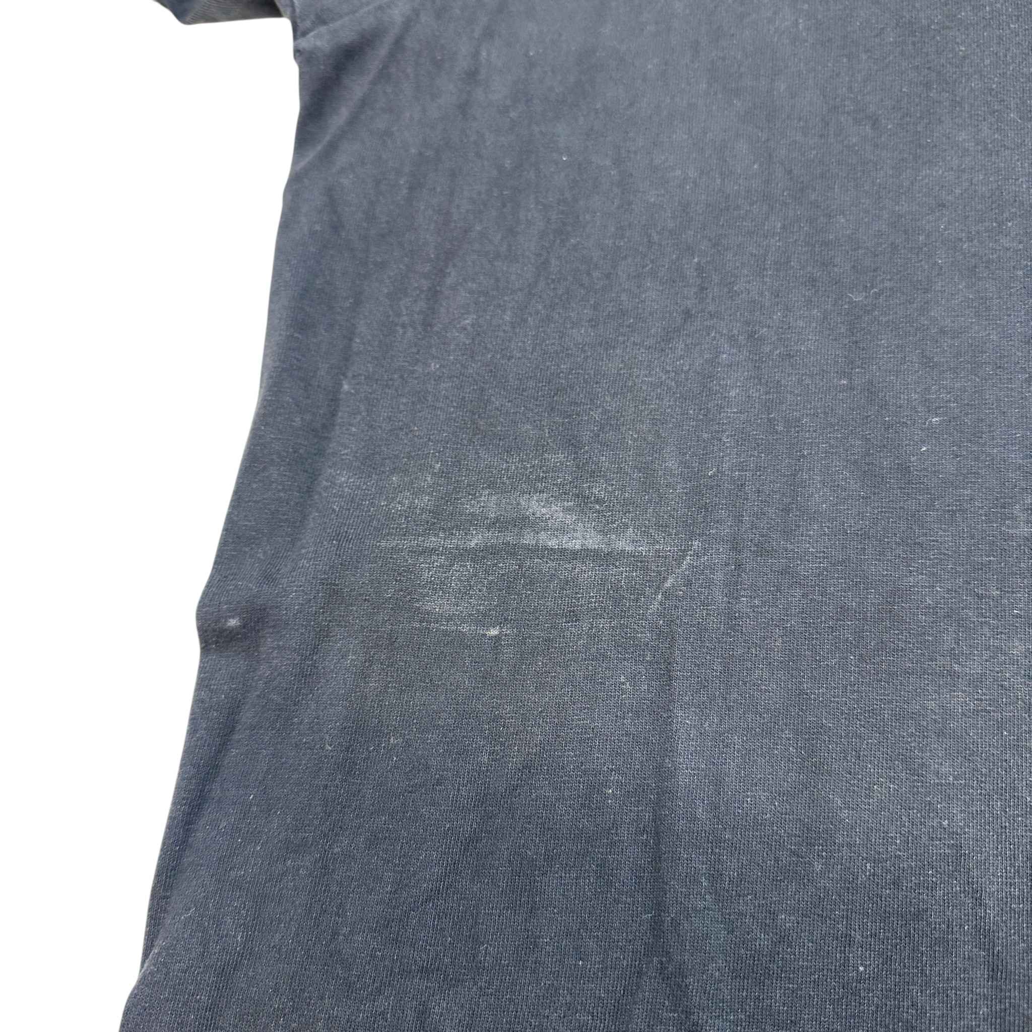 Men's Logo Print T-Shirt Black Size M - Image 10
