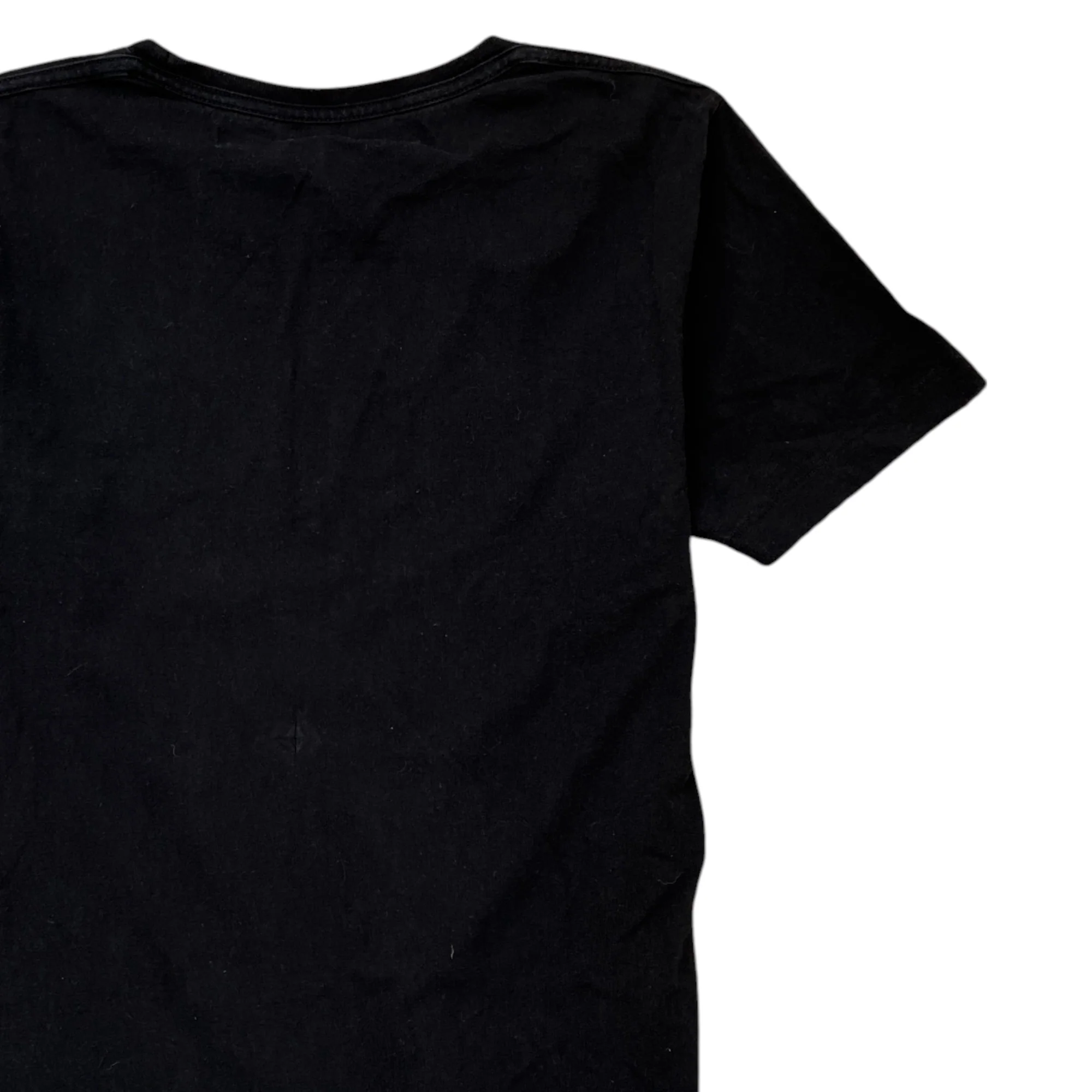Men's Logo Print T-Shirt Black Size S - Image 4