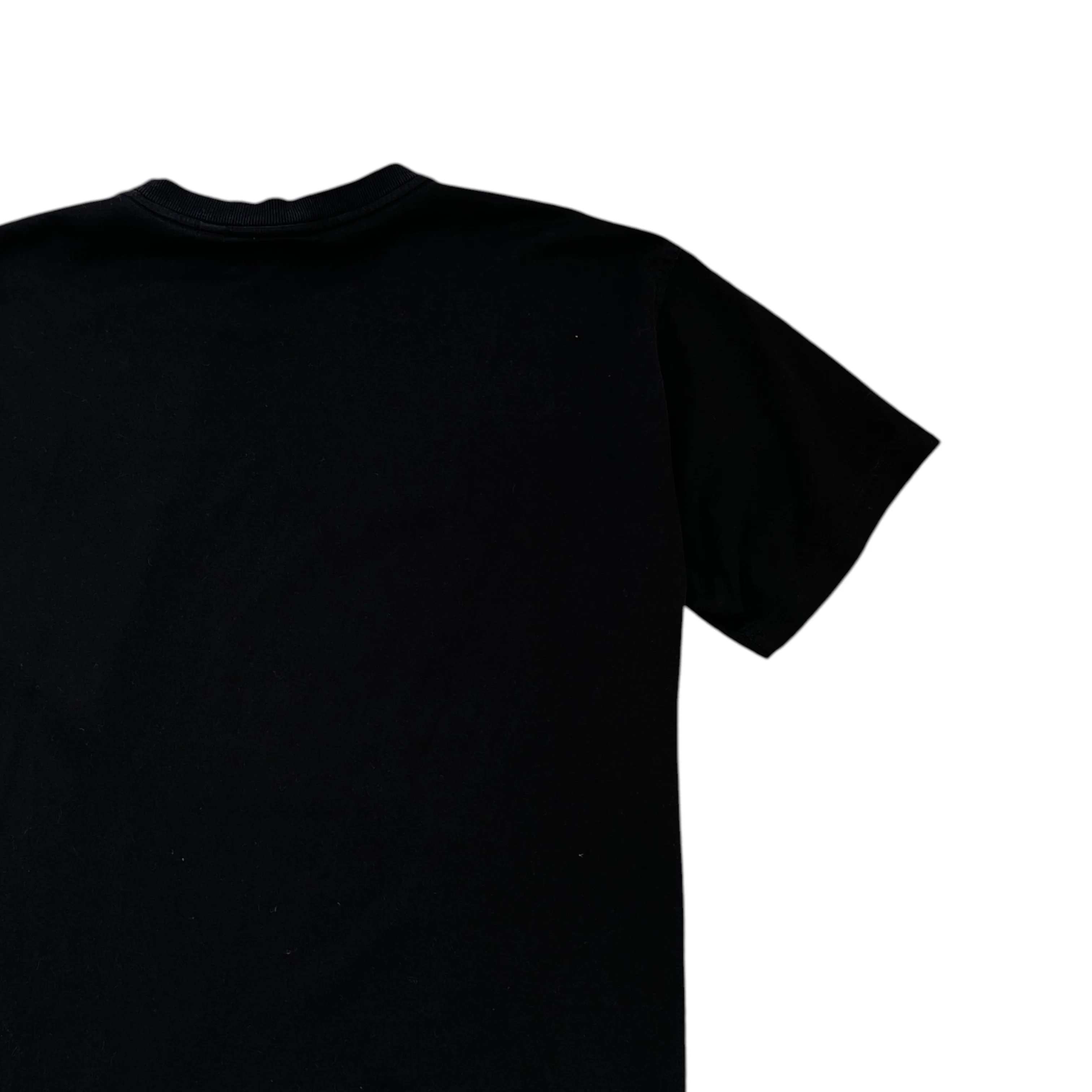Men's Logo Print T-Shirt Black Size S - Image 4