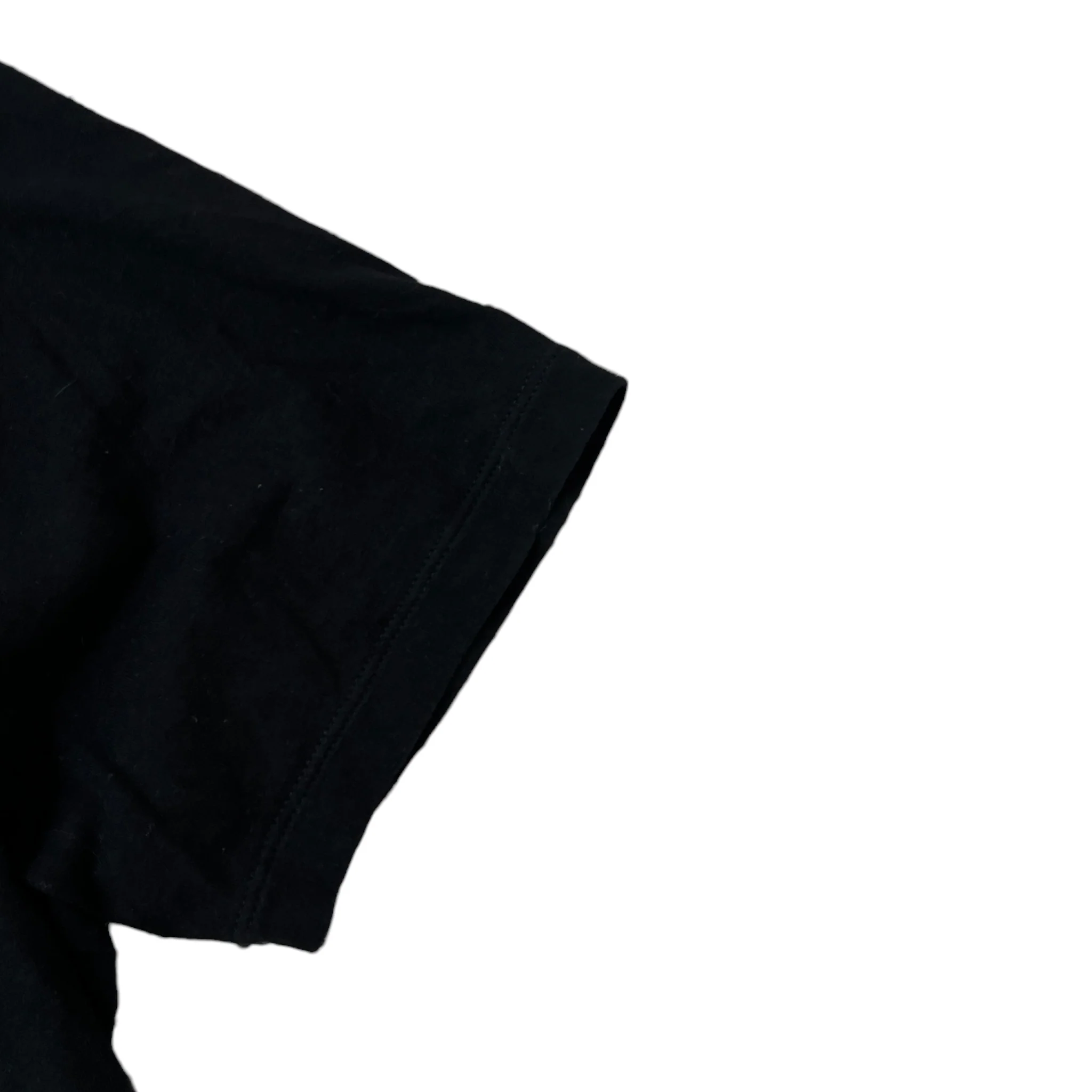 Men's Logo Print T-Shirt Black Size XL - Image 5