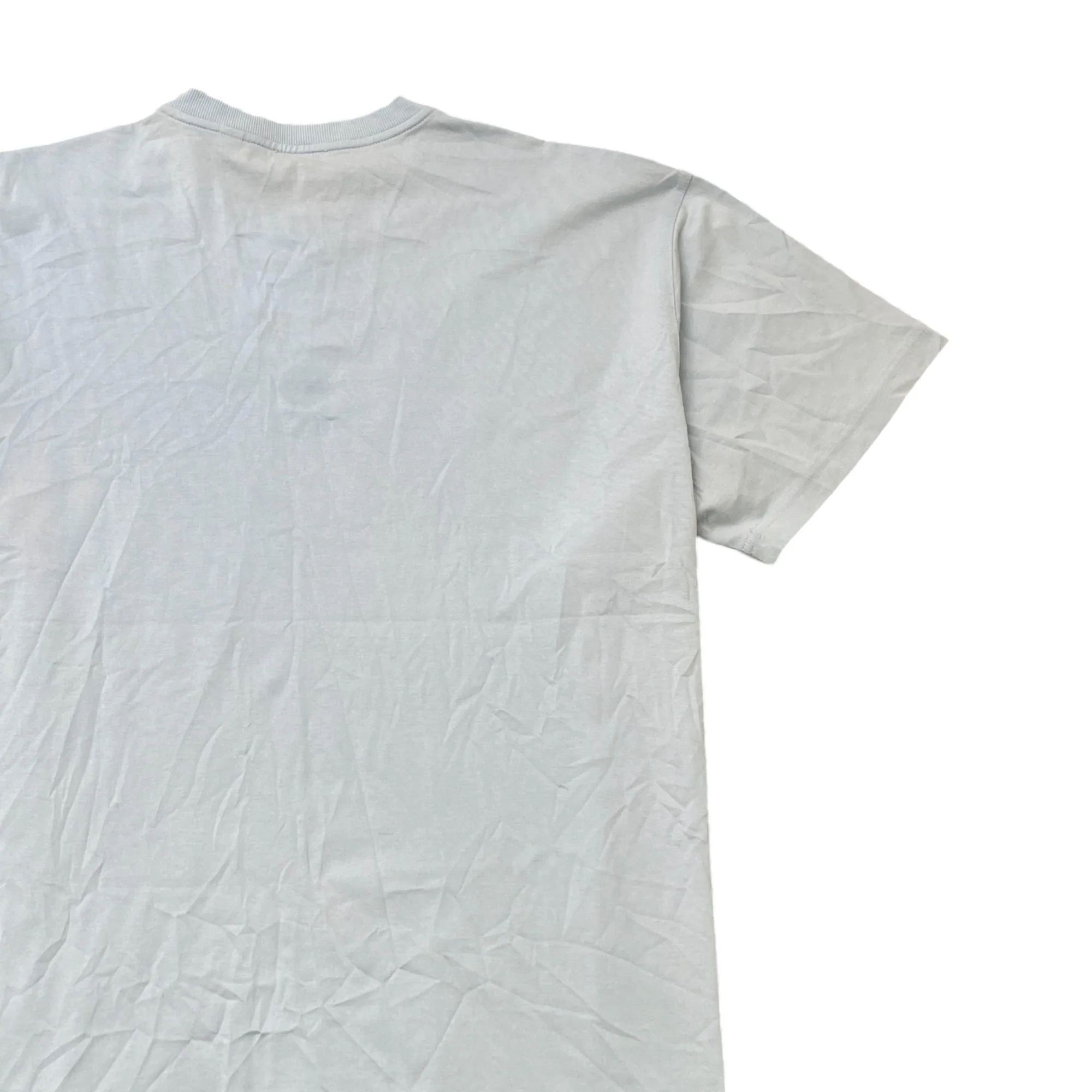 Men's Logo Print T-Shirt Blue Size M - Image 4
