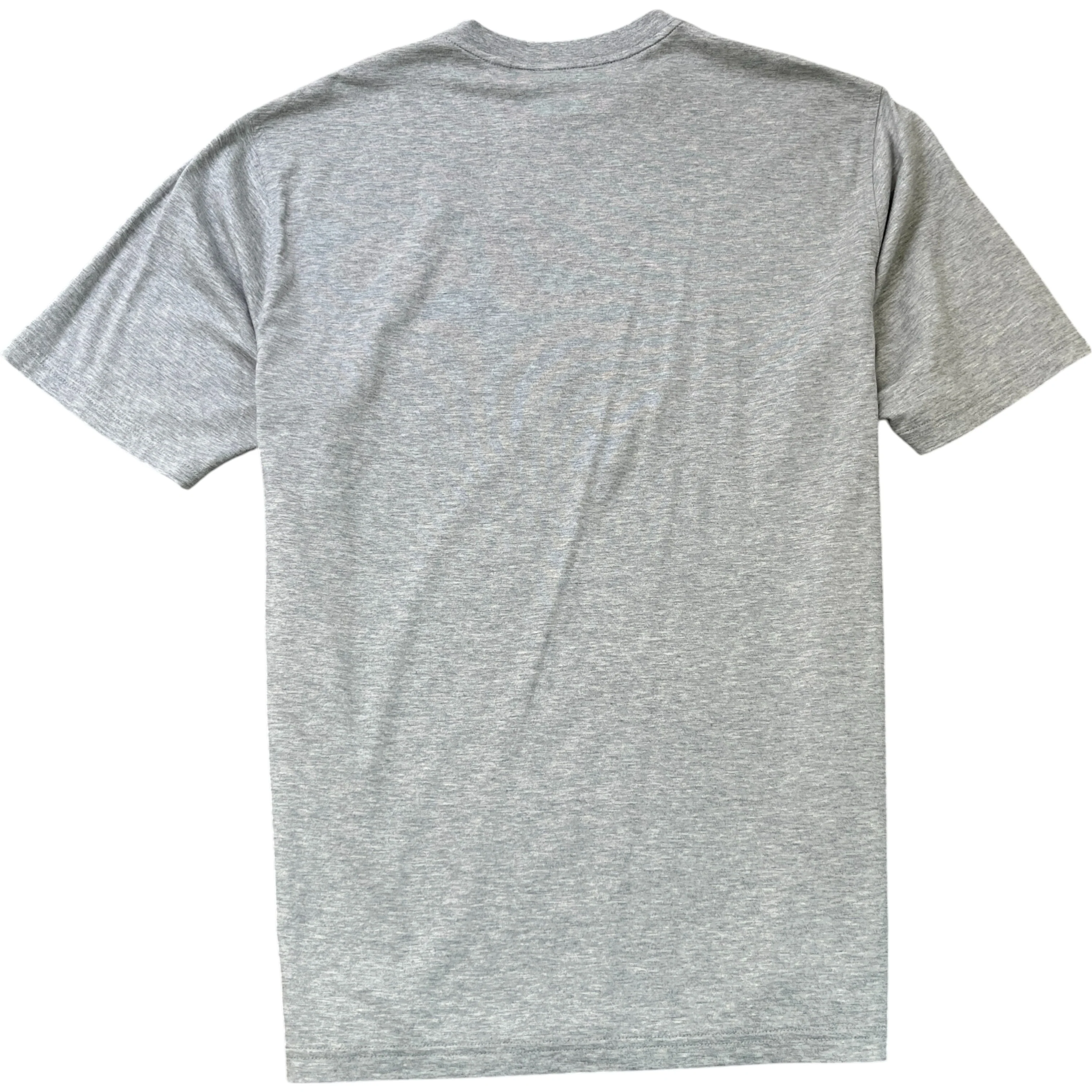 Men's Logo Print T-Shirt Grey Size M - Image 2