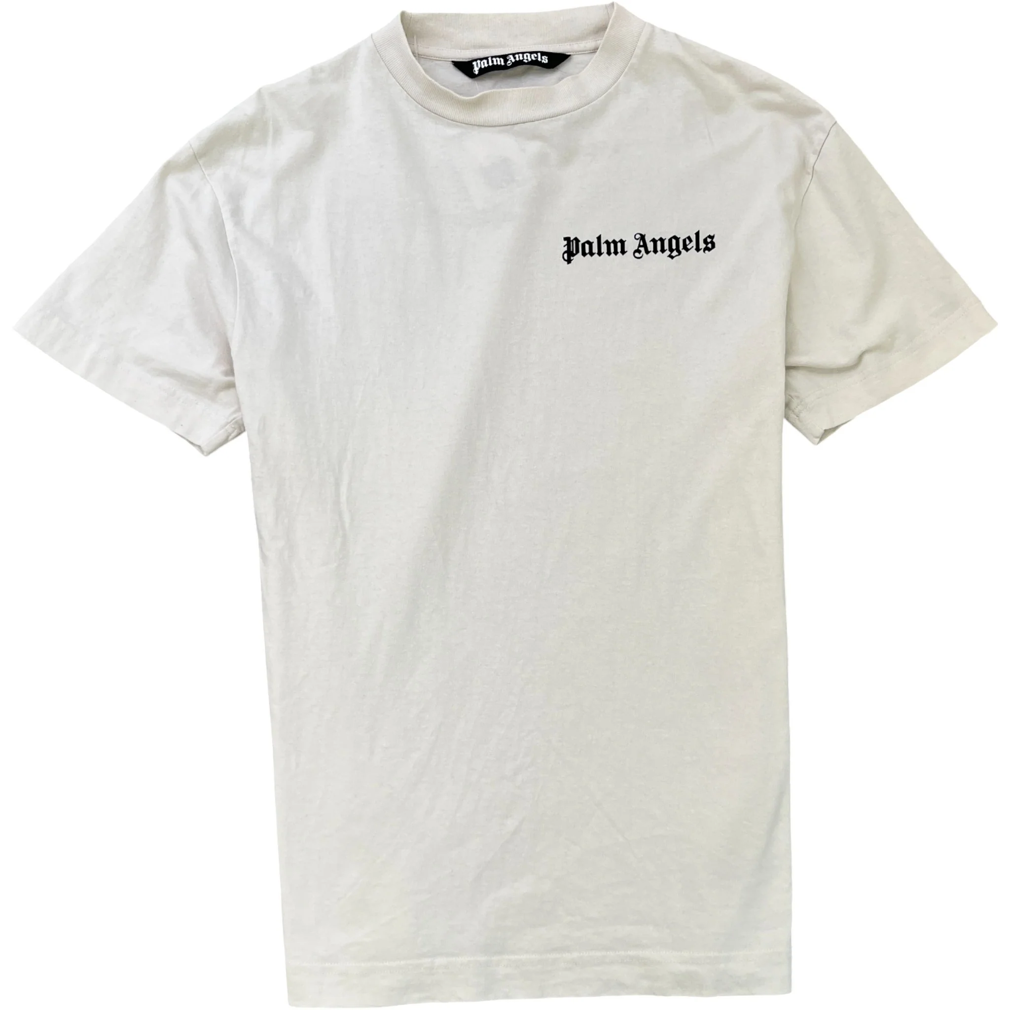 Men's Logo Print T-Shirt White Size M