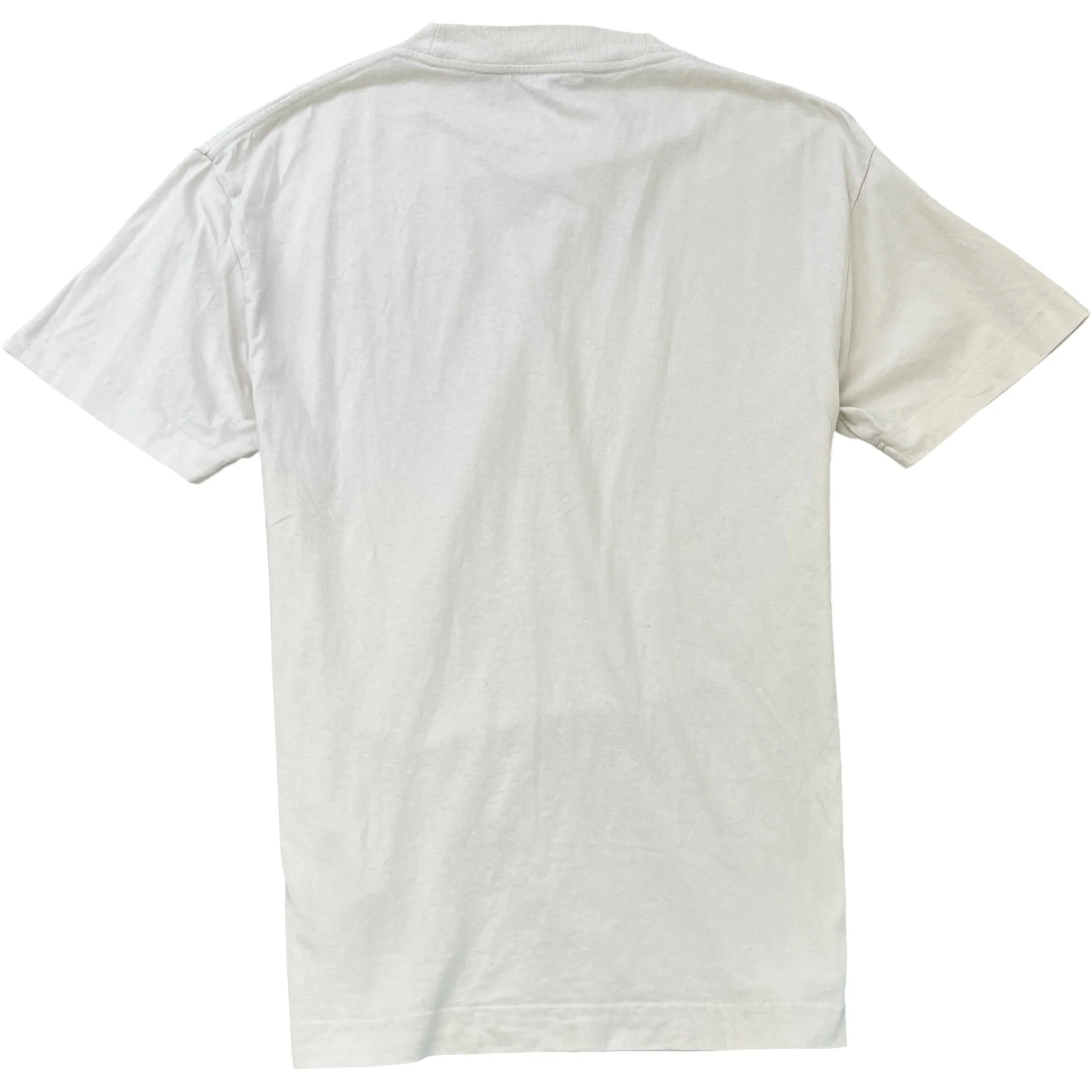 Men's Logo Print T-Shirt White Size M - Image 2