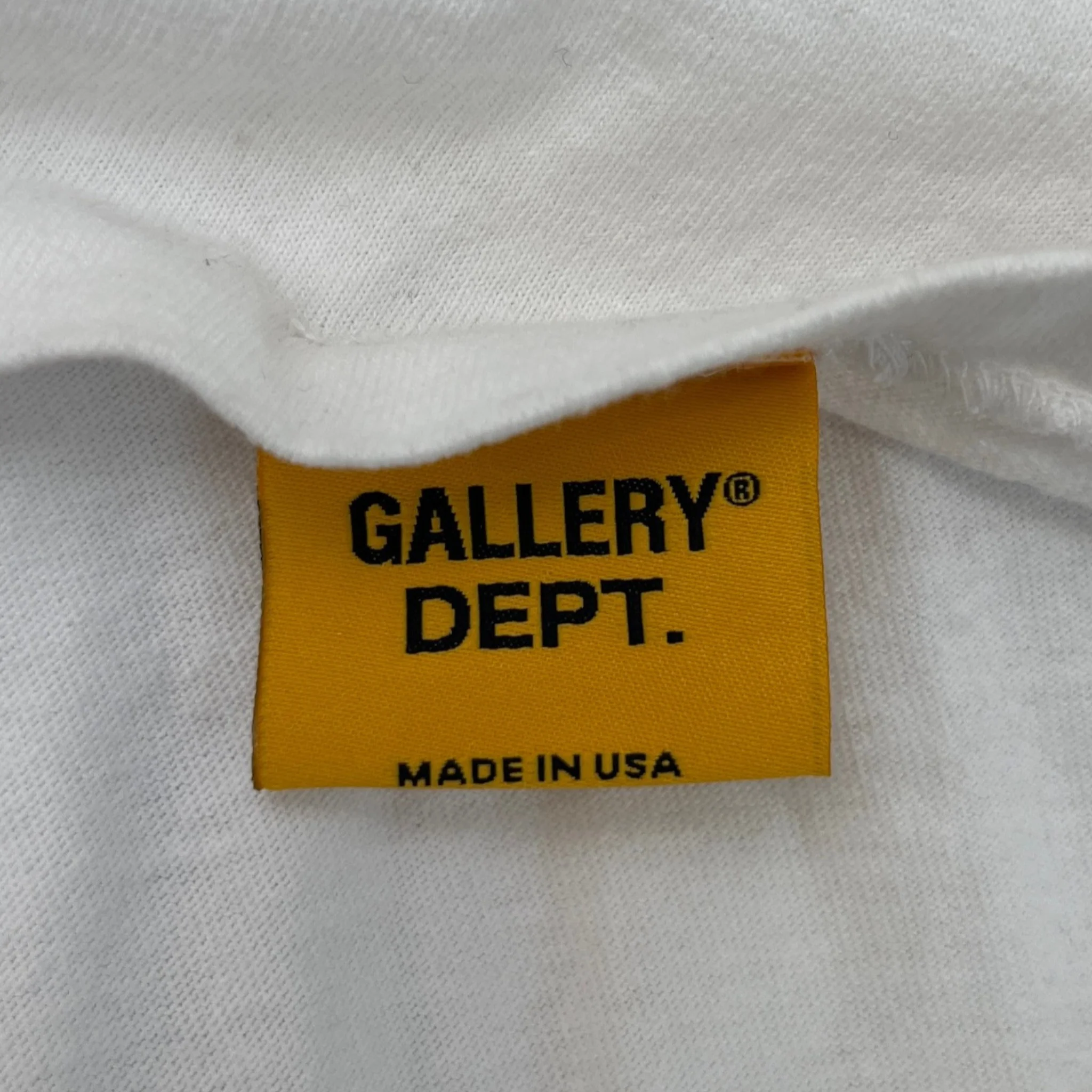 Men's Logo Print T-Shirt White Size M - Image 7
