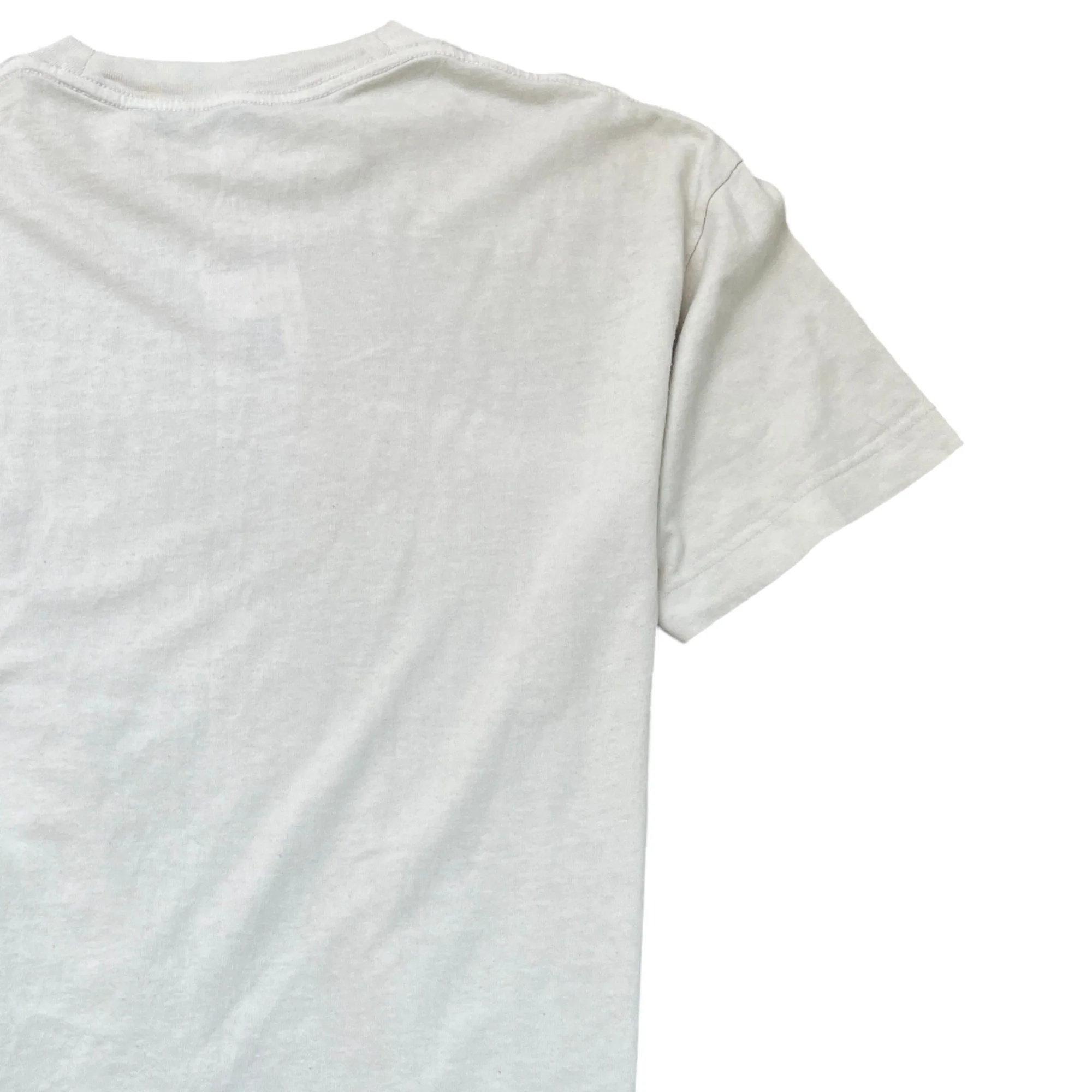 Men's Logo Print T-Shirt White Size S - Image 4