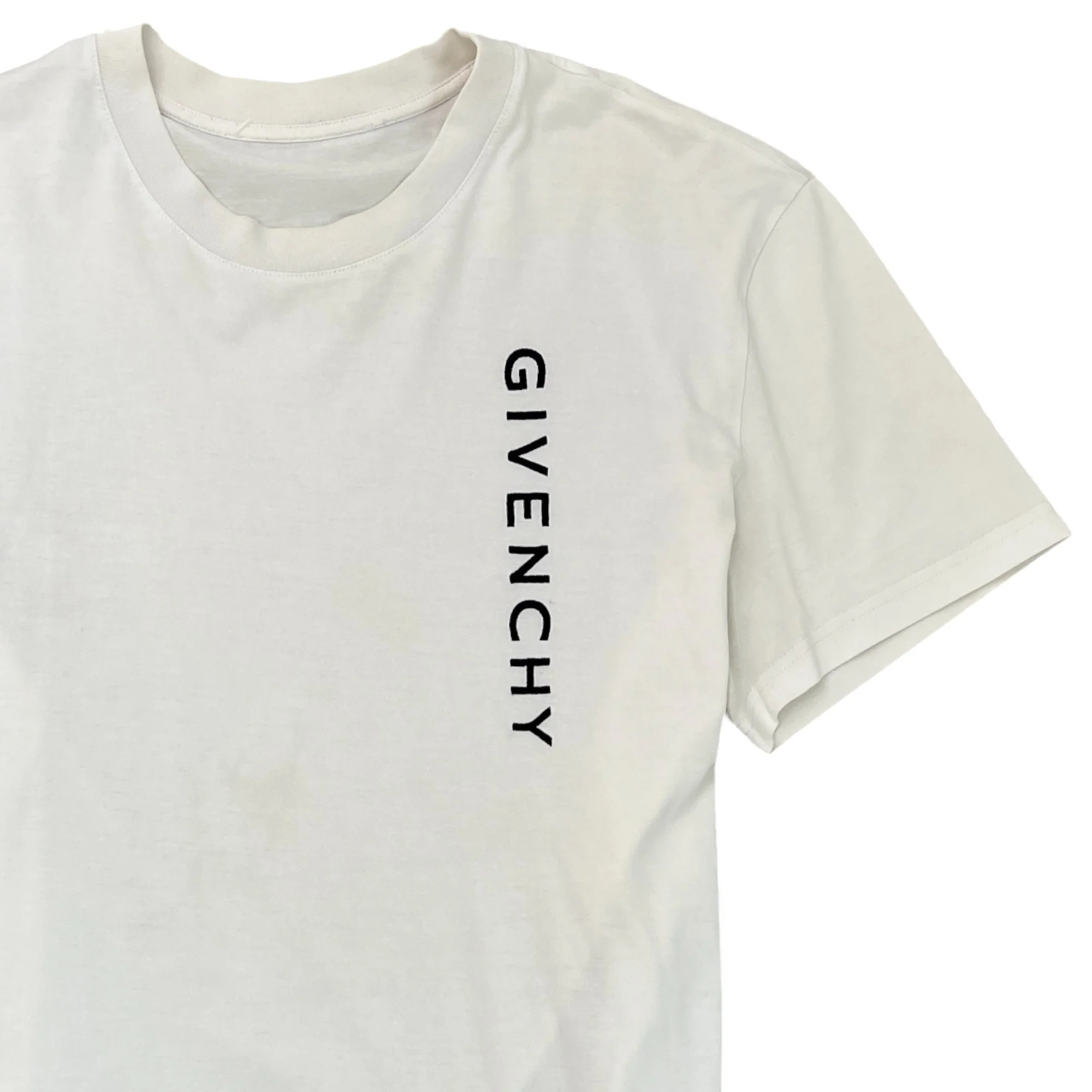 Men's Logo Print T-Shirt White Size XL - Image 3
