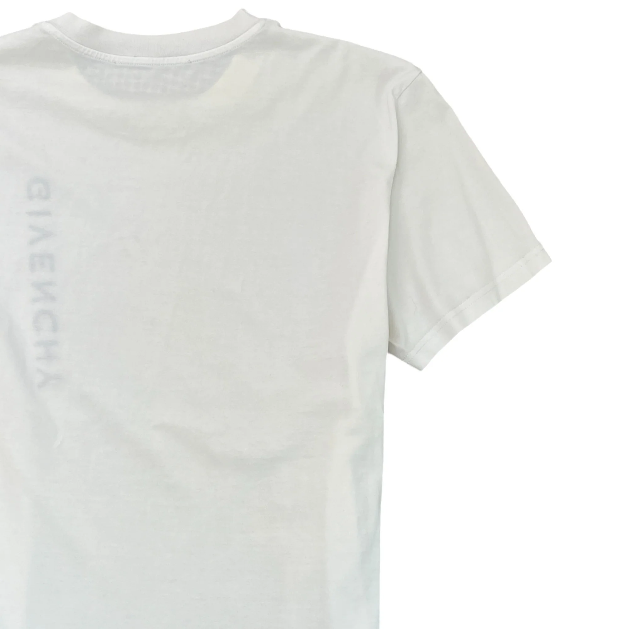 Men's Logo Print T-Shirt White Size XL - Image 4