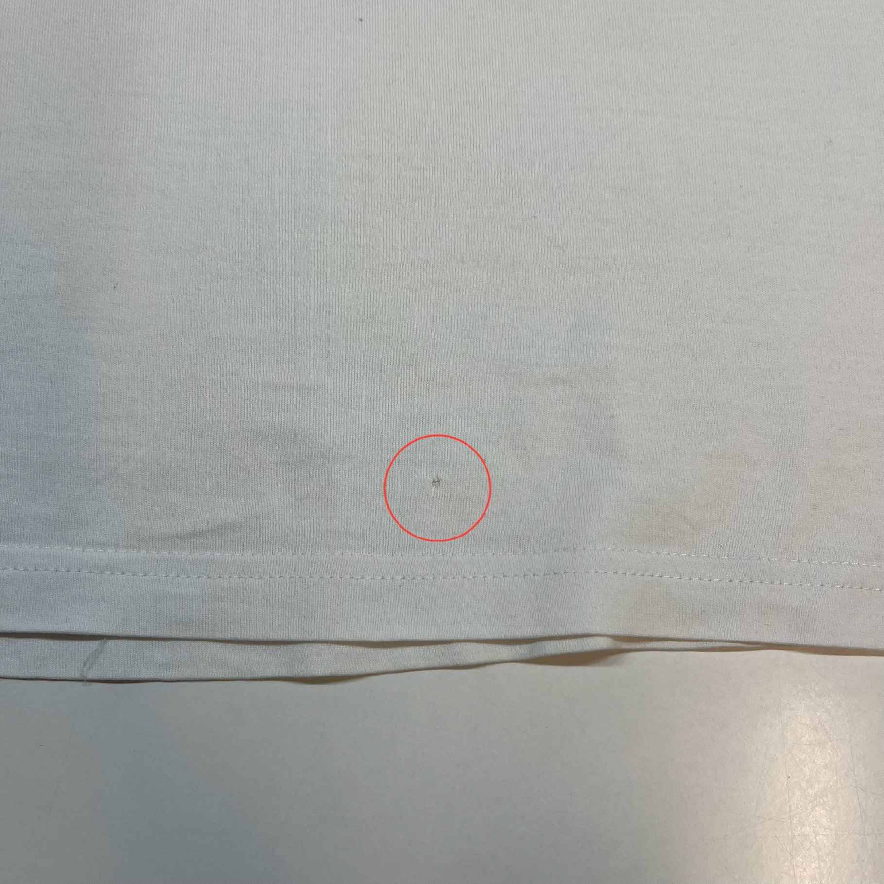 Men's Logo Print T-Shirt White Size XL - Image 7