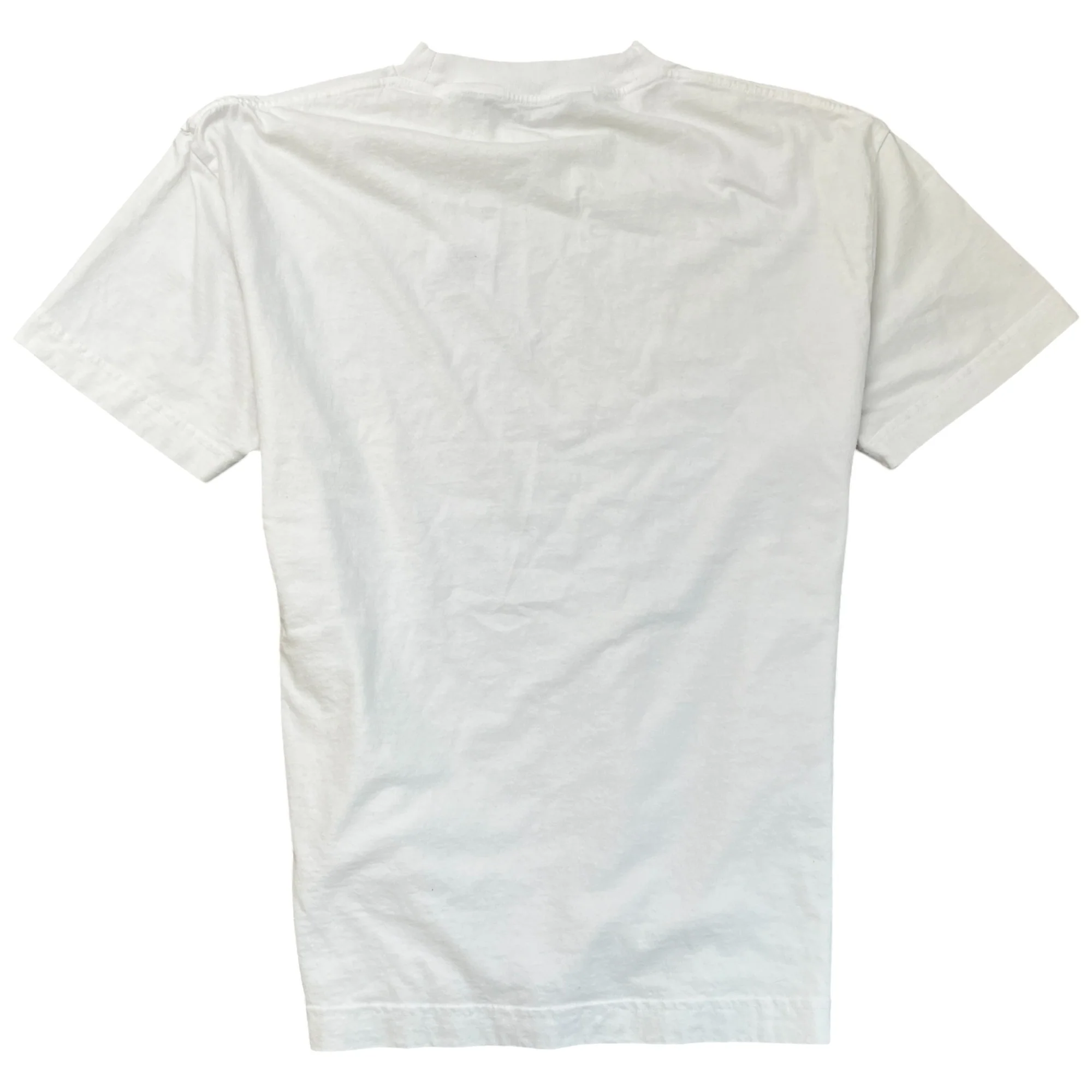 Men's Logo Print T-Shirt White Size XL - Image 2