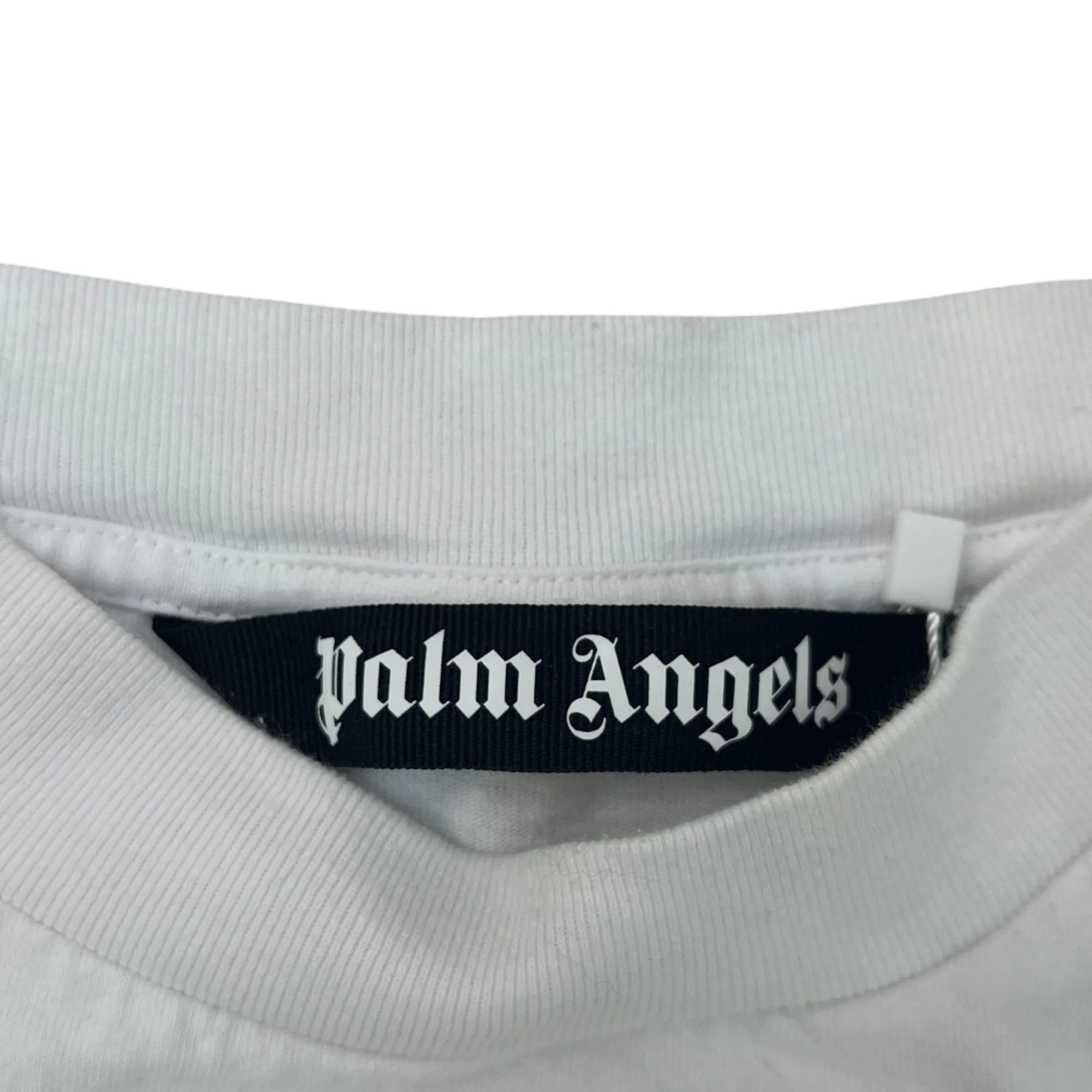 Men's Logo Print T-Shirt White Size XL - Image 5