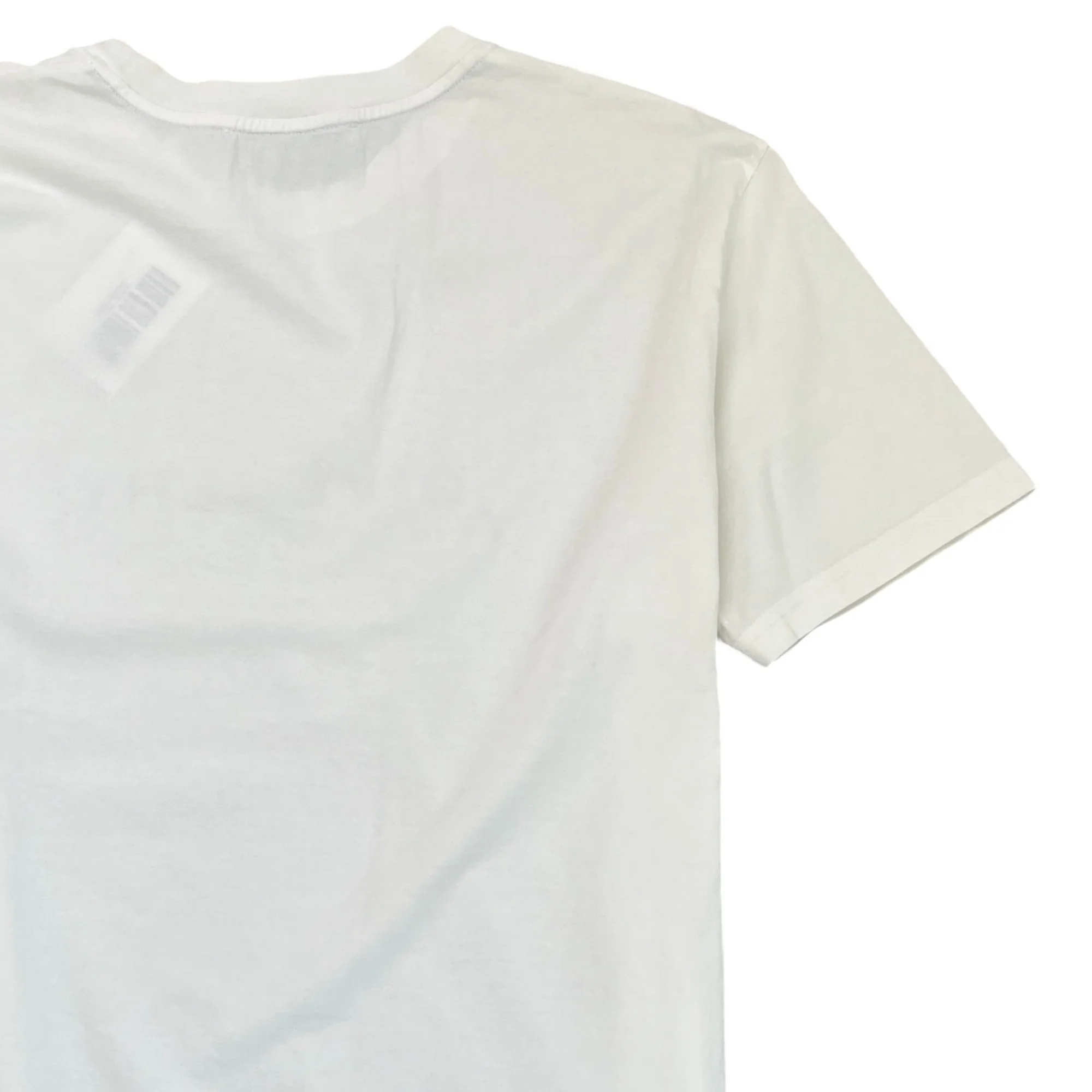 Men's Logo Print T-Shirt White Size XL - Image 4