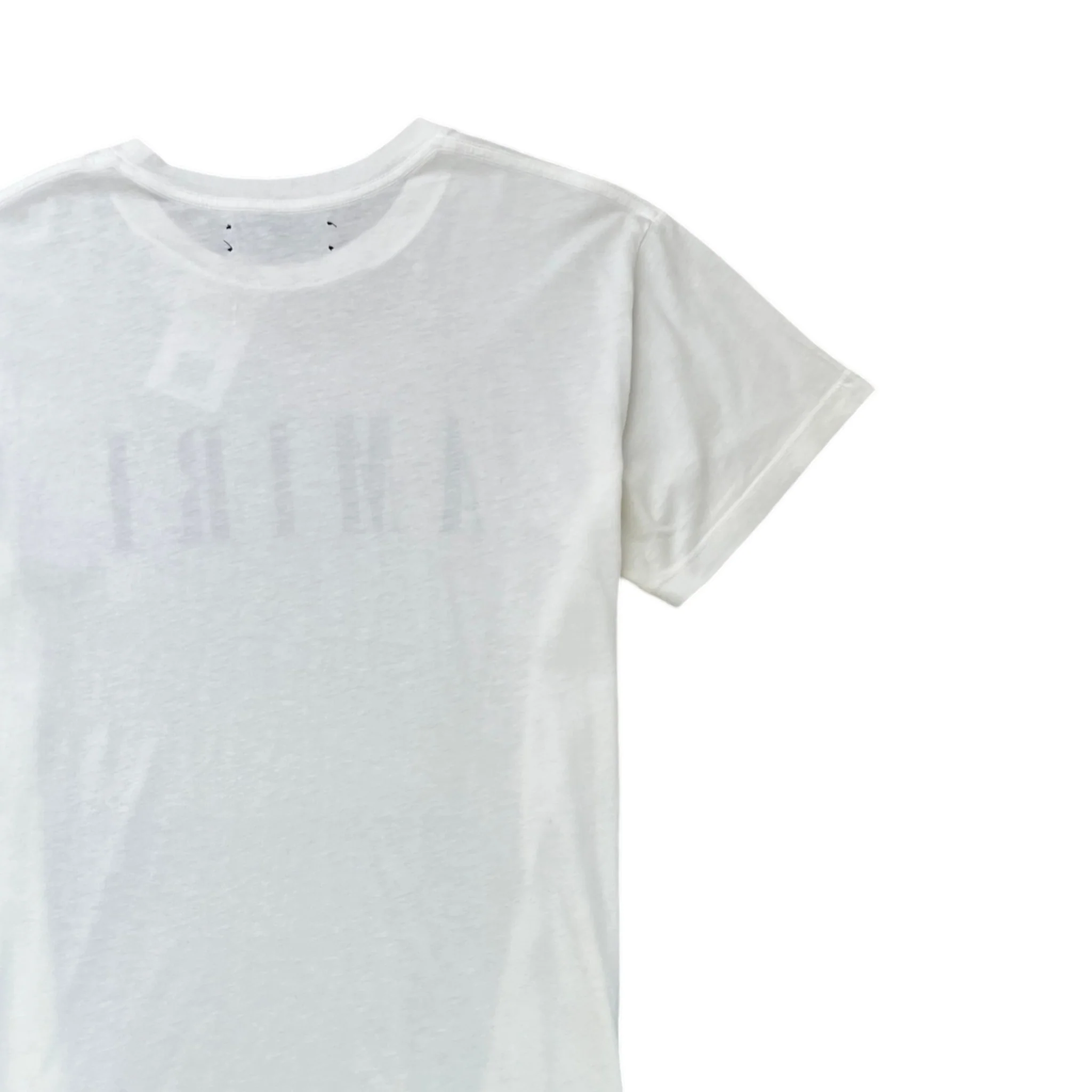 Men's Logo Print T-Shirt White Size XS - Image 4