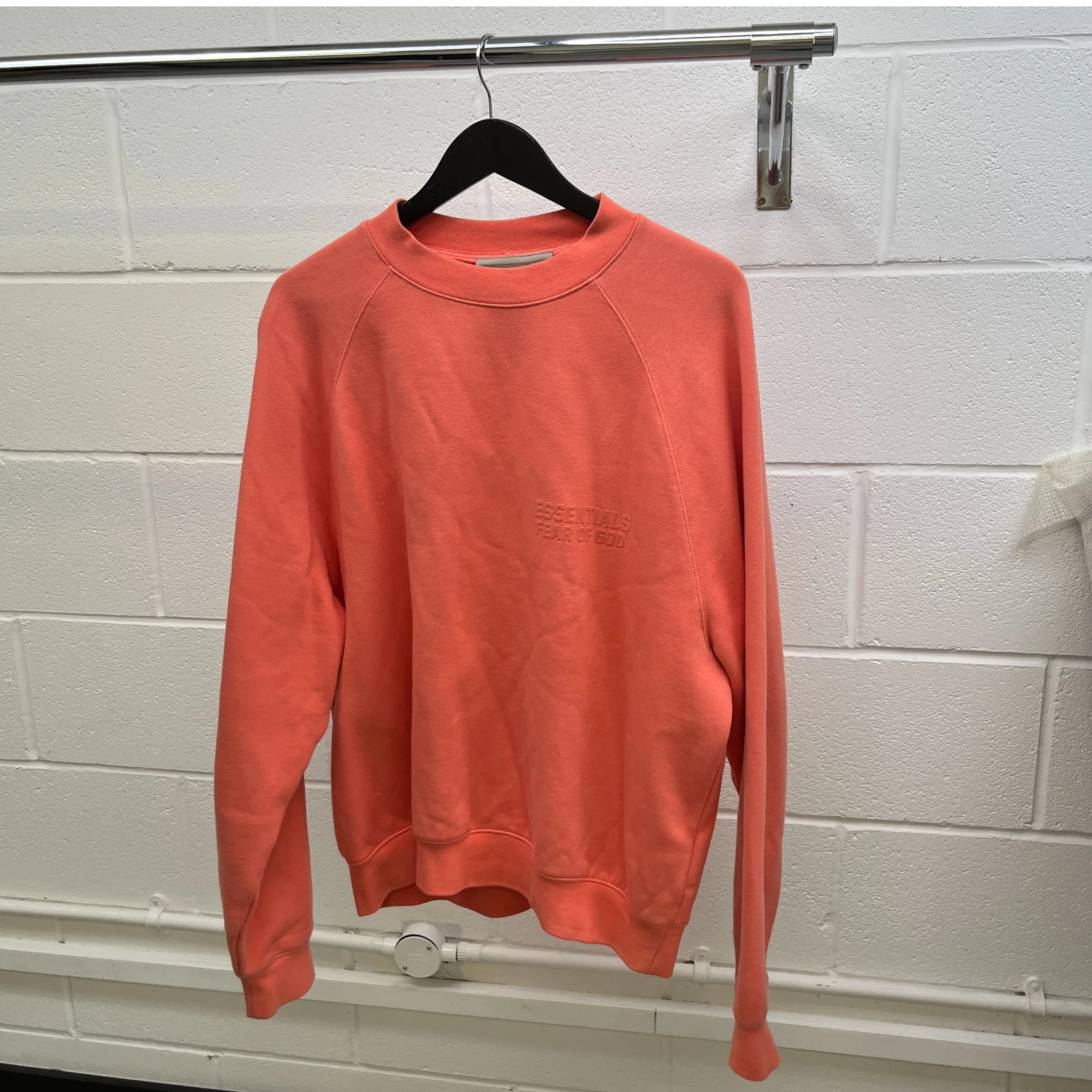 Men's Logo Sweatshirt Pink Size S - Image 10