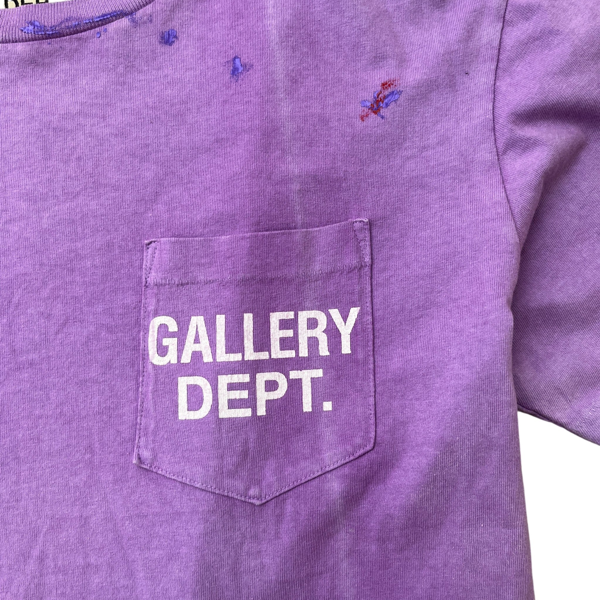 Men's Logo T-Shirt Purple Size M - Image 5