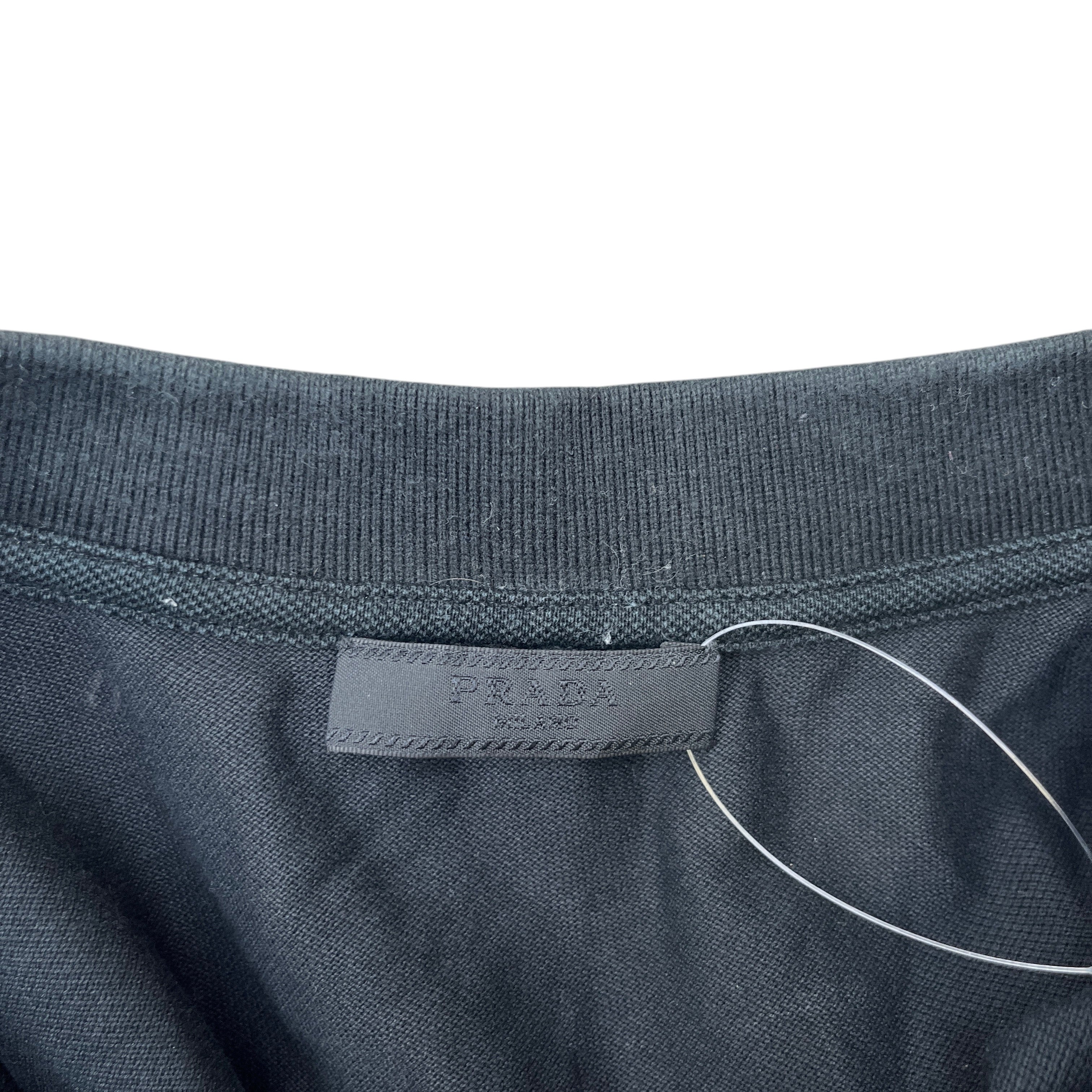 Men's Logo Tab Polo Shirt Black Size XXL - Image 7