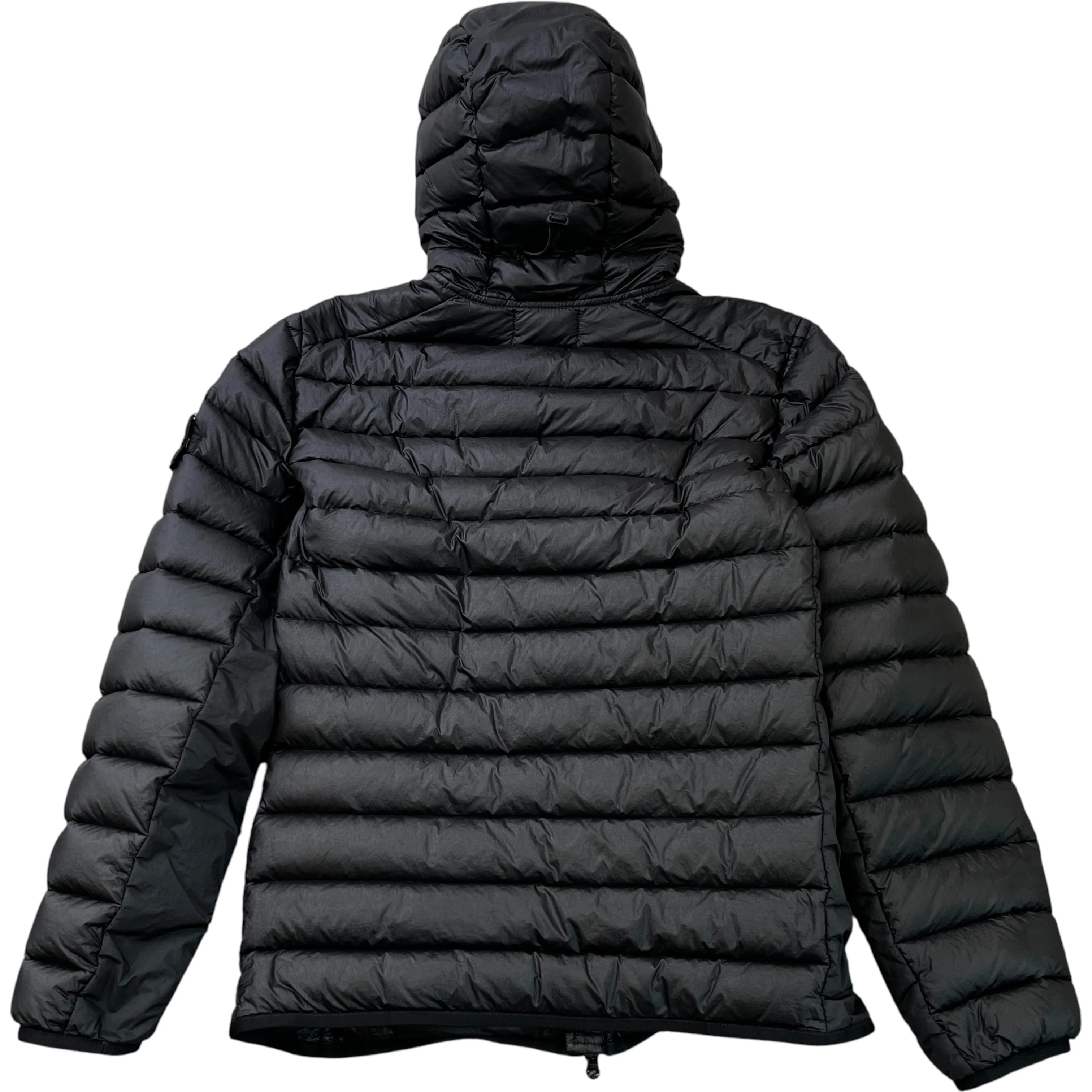 Men's Loom Woven Chambers Down Jacket Black Size S - Image 2