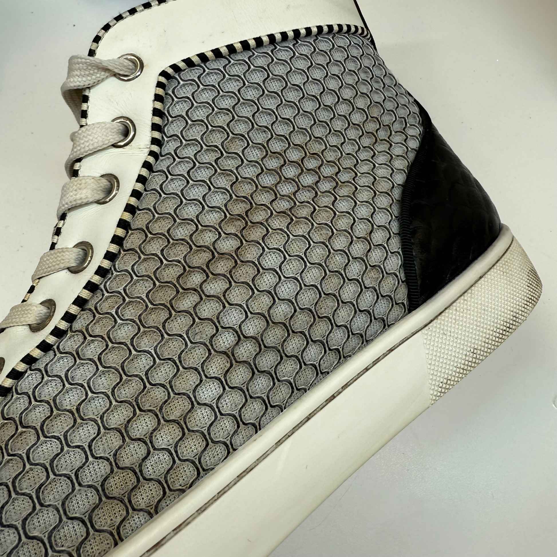 Men's Louis Flat High Trainers Black Size EU 41.5 / UK 7.5 - Image 13