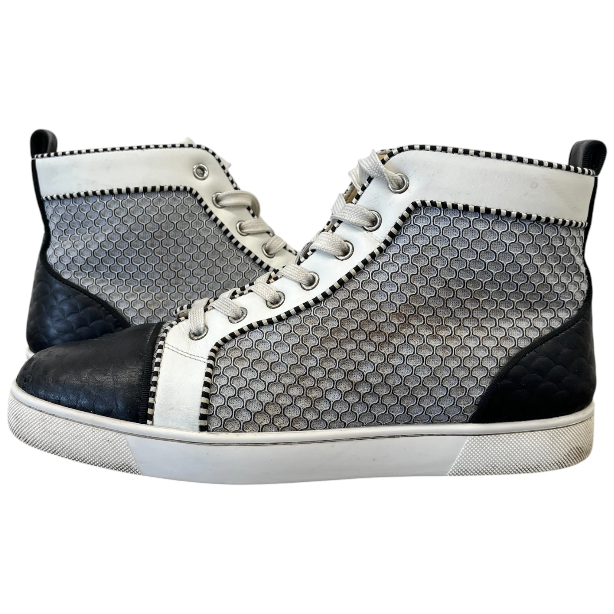 Men's Louis Flat High Trainers Black Size EU 41.5 / UK 7.5 - Image 3