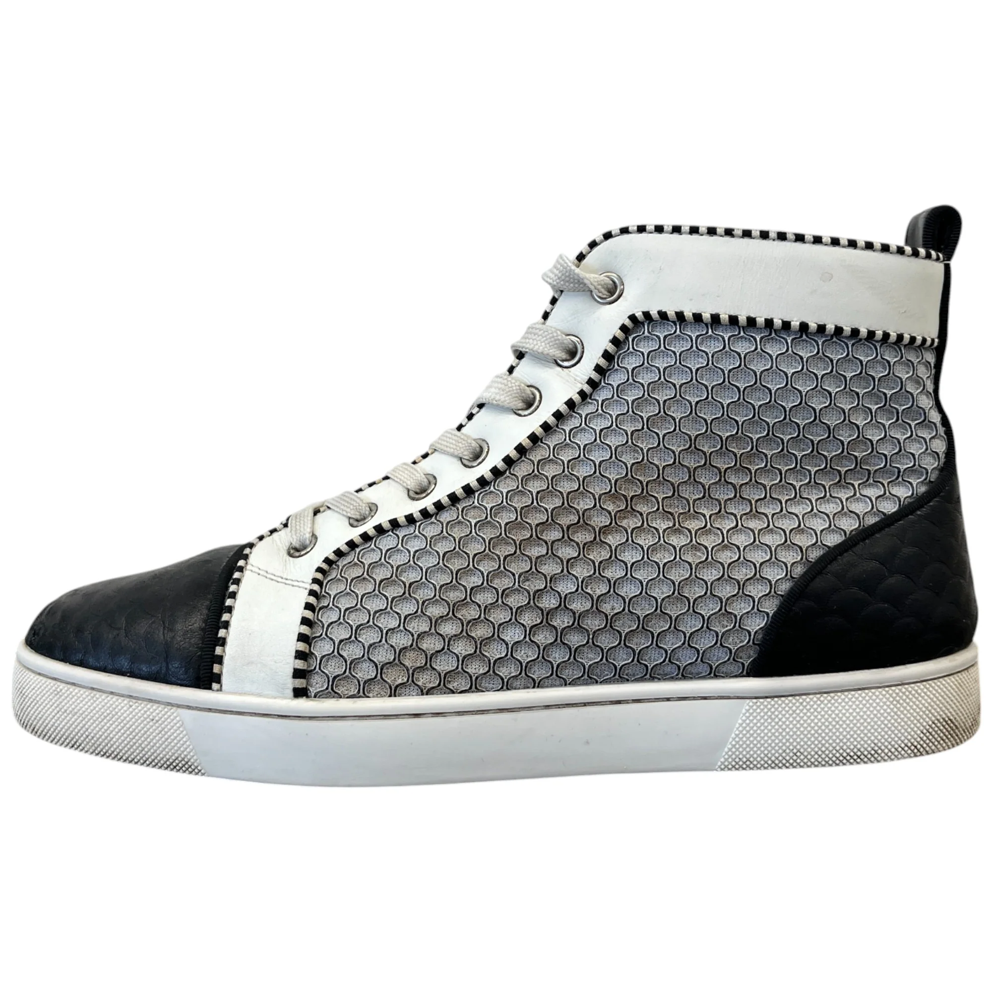 Men's Louis Flat High Trainers Black Size EU 41.5 / UK 7.5 - Image 5