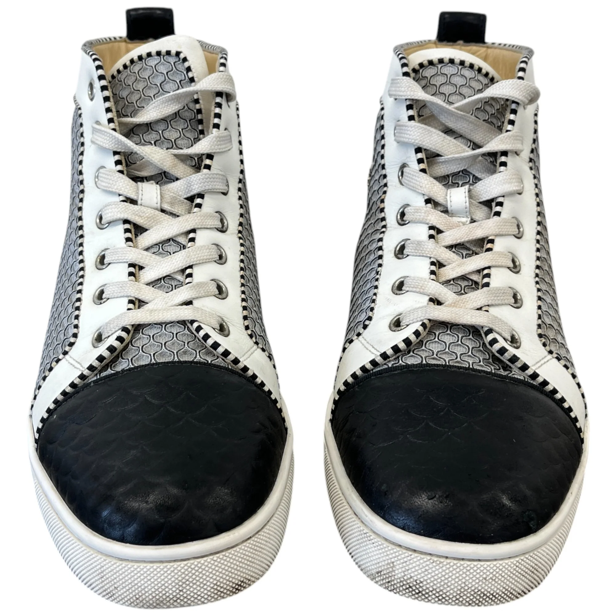 Men's Louis Flat High Trainers Black Size EU 41.5 / UK 7.5 - Image 6