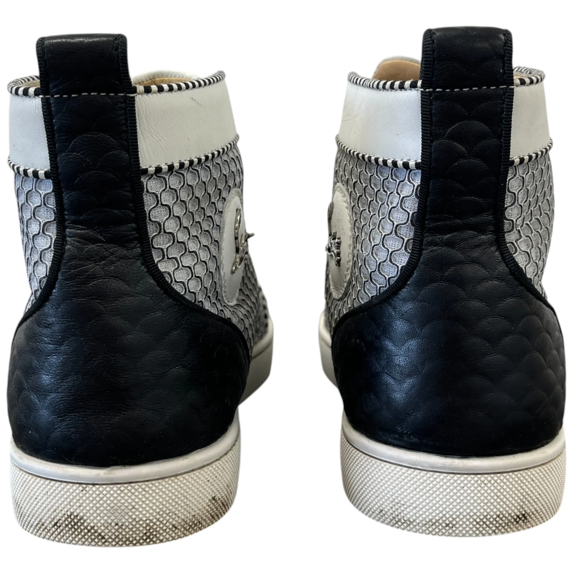 Men's Louis Flat High Trainers Black Size EU 41.5 / UK 7.5 - Image 7