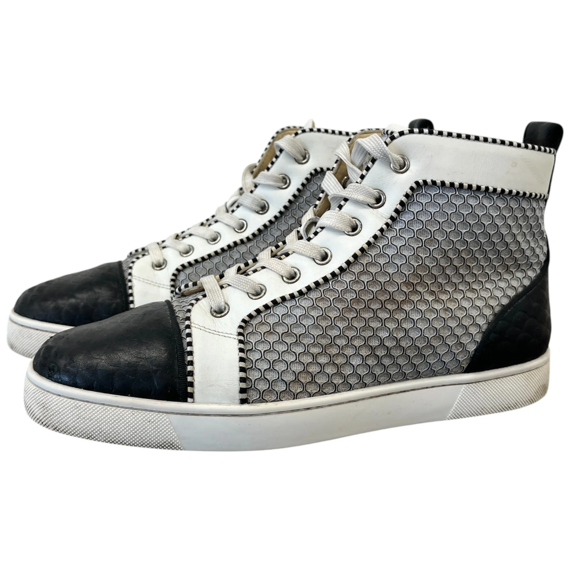 Men's Louis Flat High Trainers Black Size EU 41.5 / UK 7.5 - Image 8