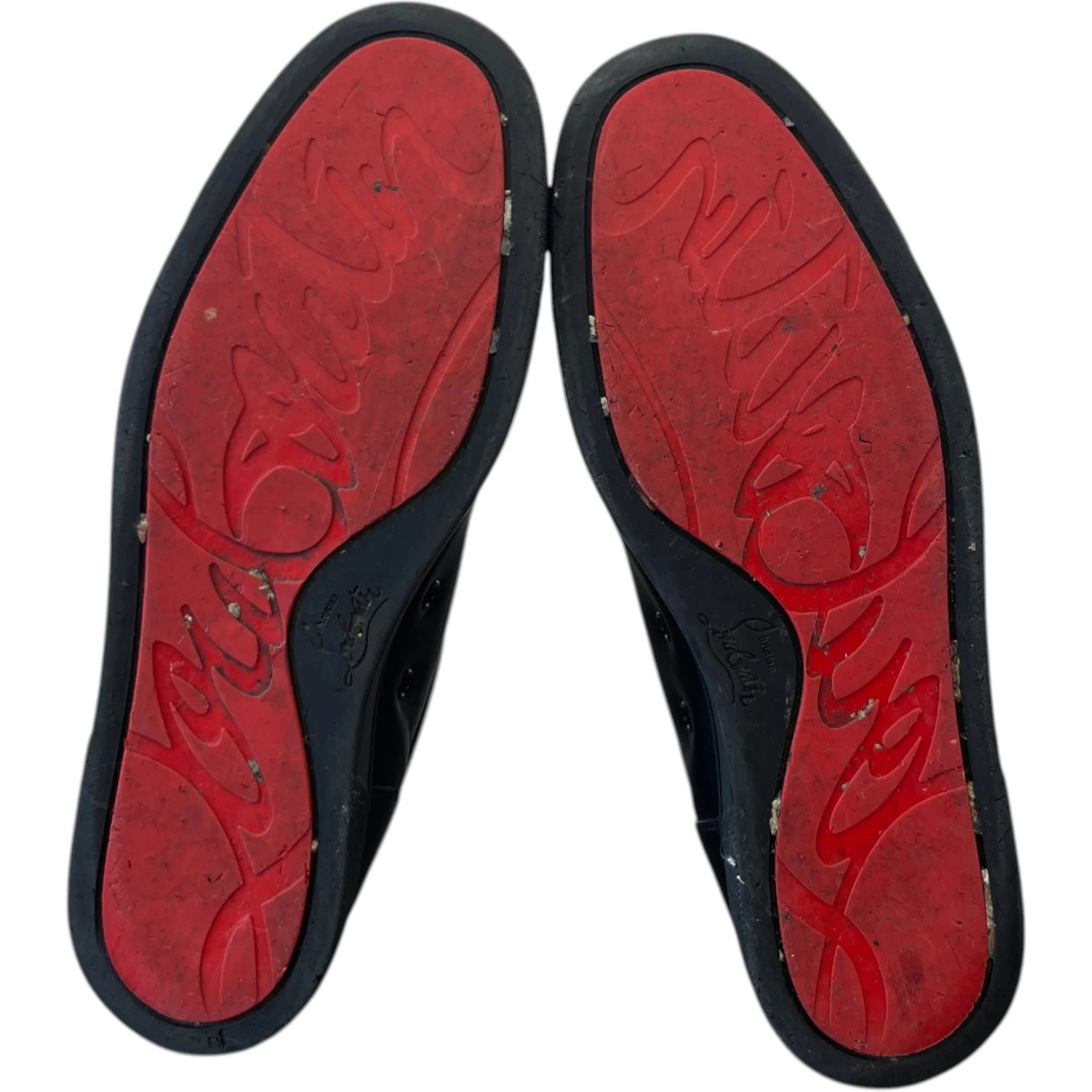 Men's Louis Junior Flat Low Trainers Black Size EU 43 / UK 9 - Image 11