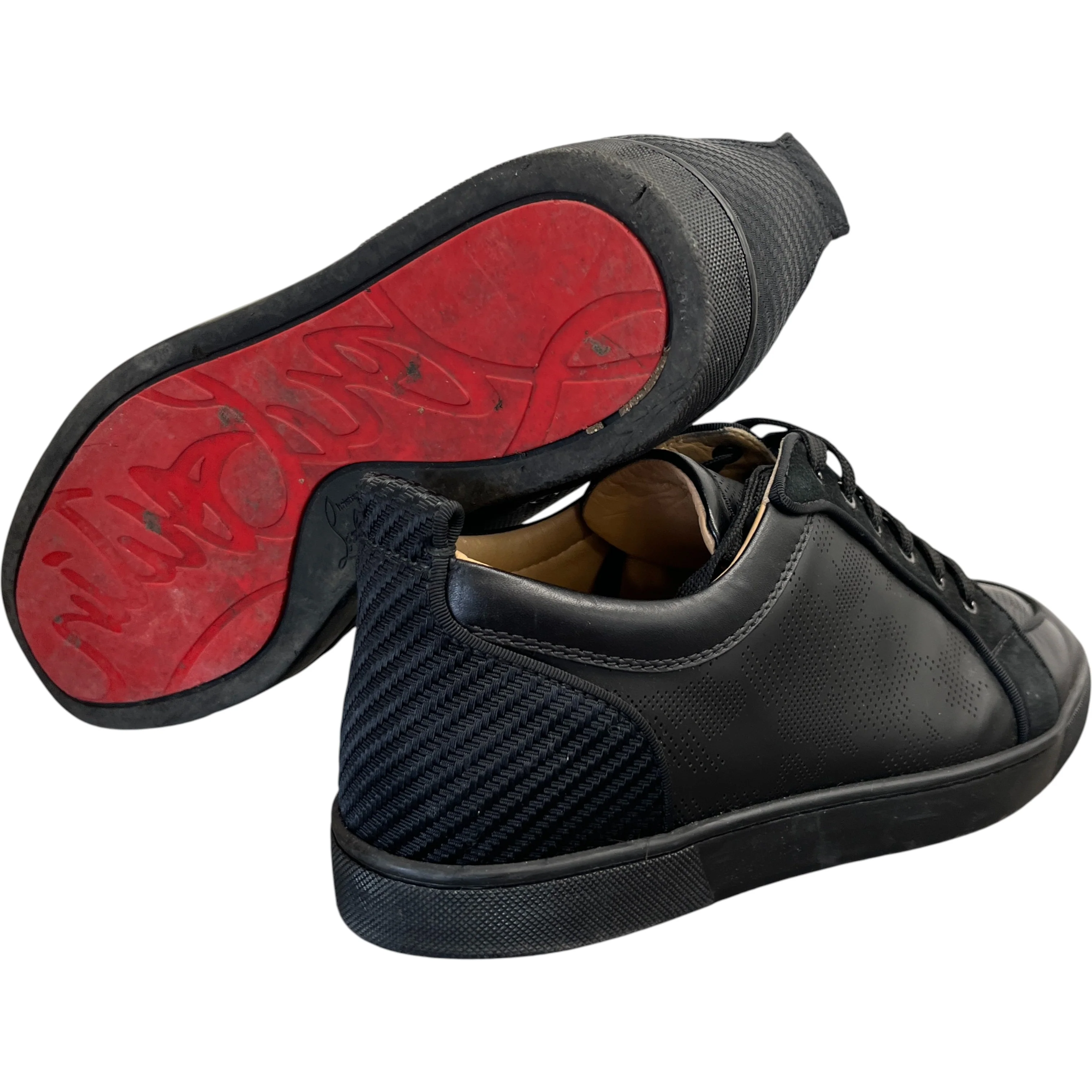 Men's Louis Junior Low Trainers Black Size EU 44 / UK 10 - Image 10