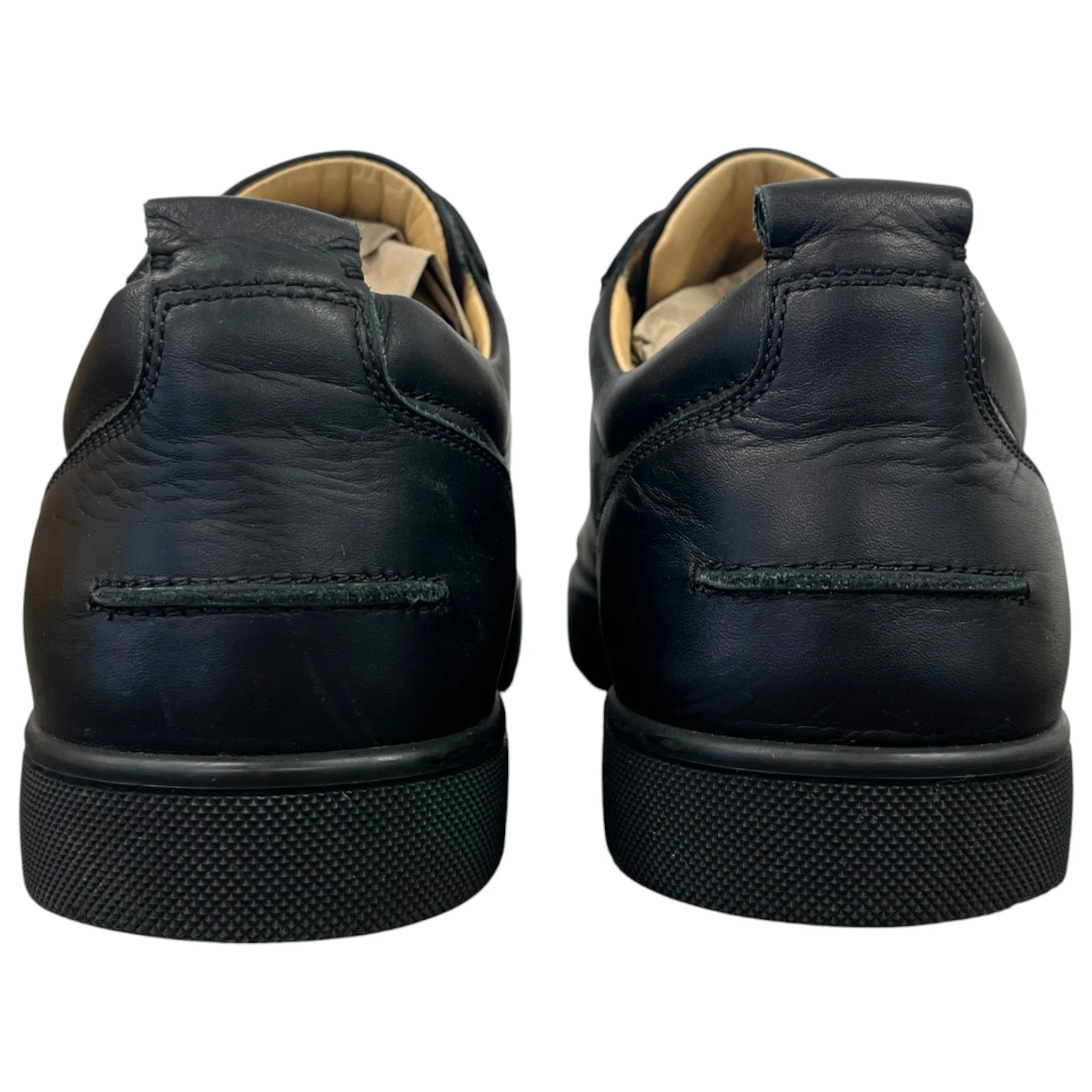 Men's Louis Junior Spikes Low Trainers Black Size EU 42 / UK 8 - Image 7