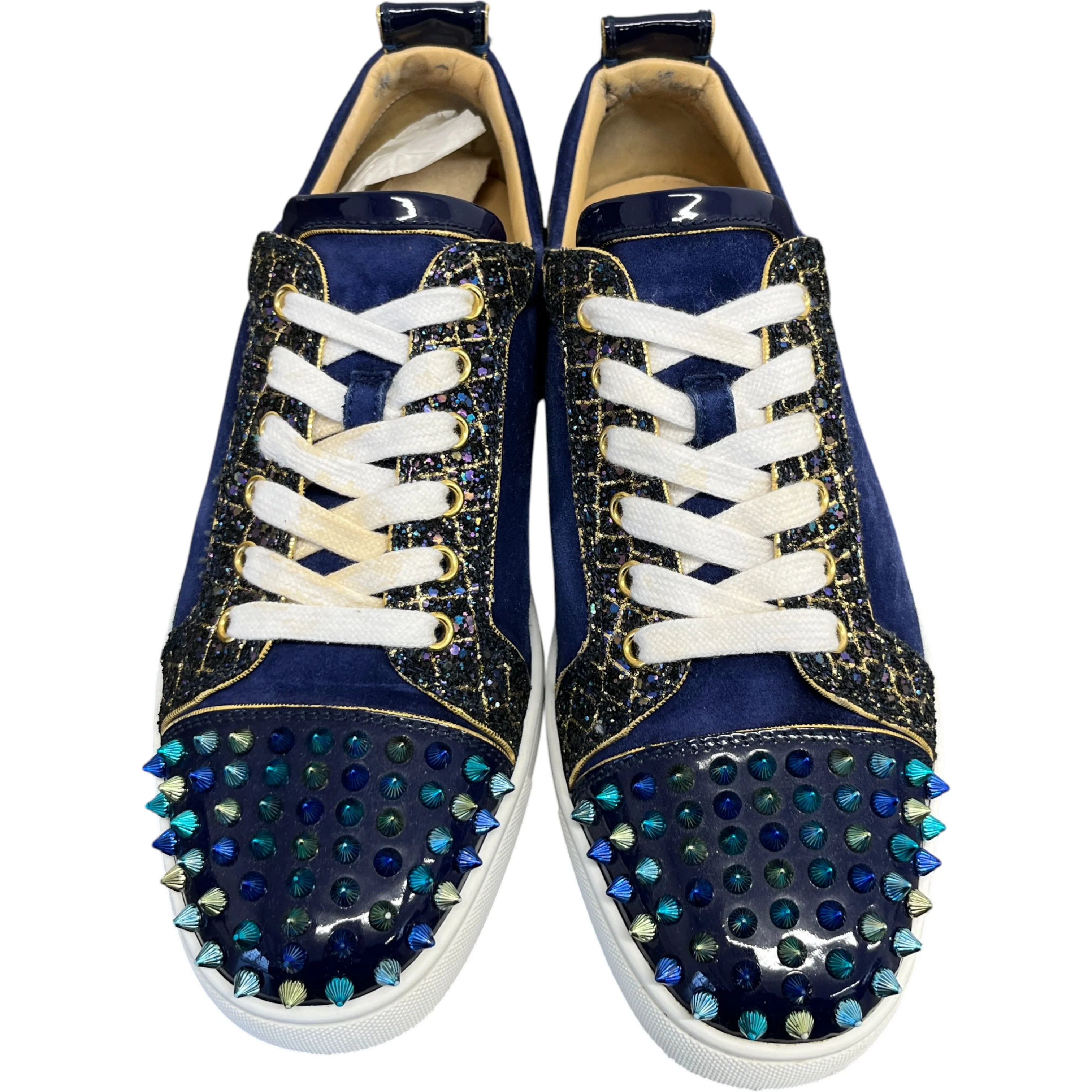 Men's Louis Junior Spikes Low Trainers Blue Size EU 42 / UK 8 - Image 6