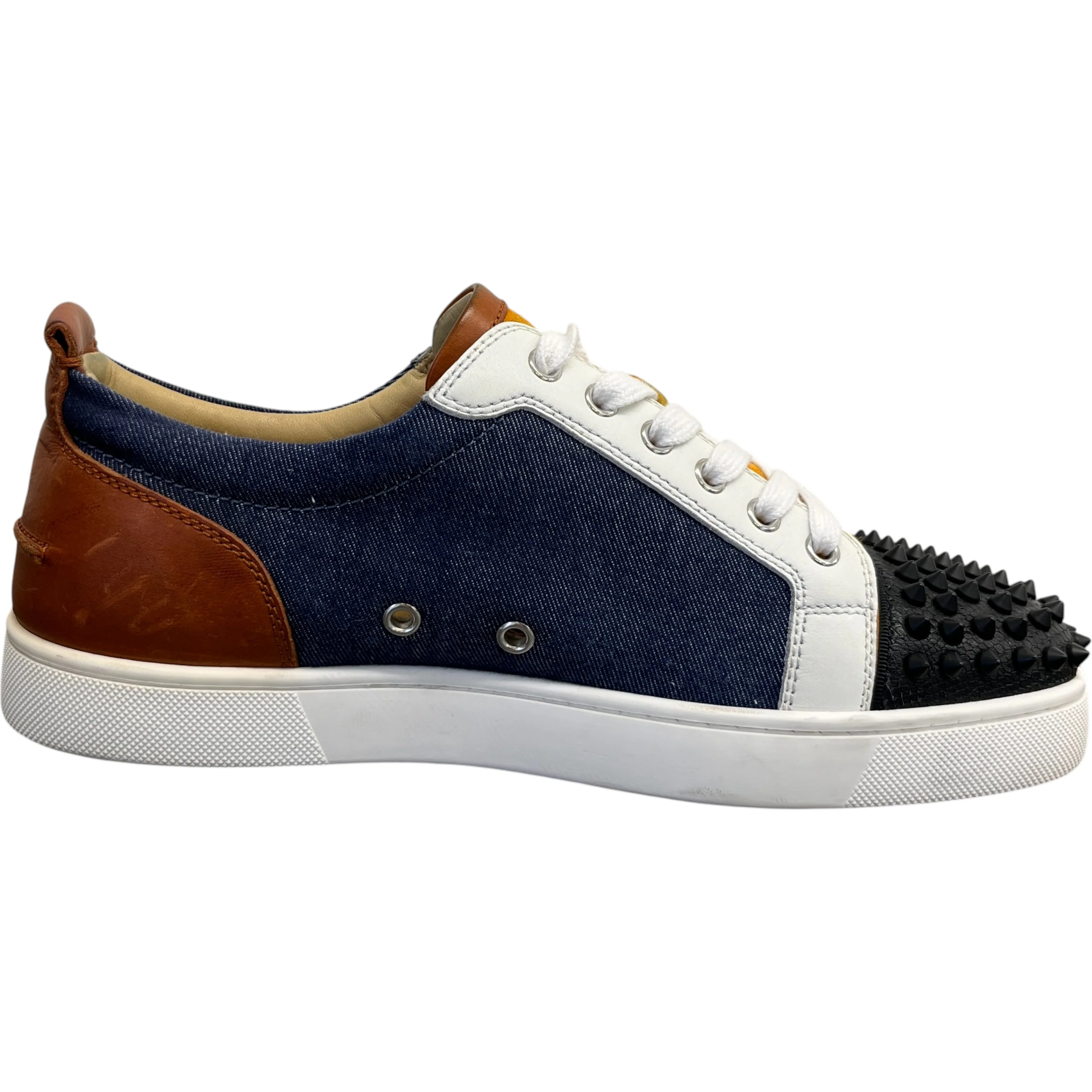 Men's Louis Junior Spikes Low Trainers White Size EU 42 / UK 8 - Image 4
