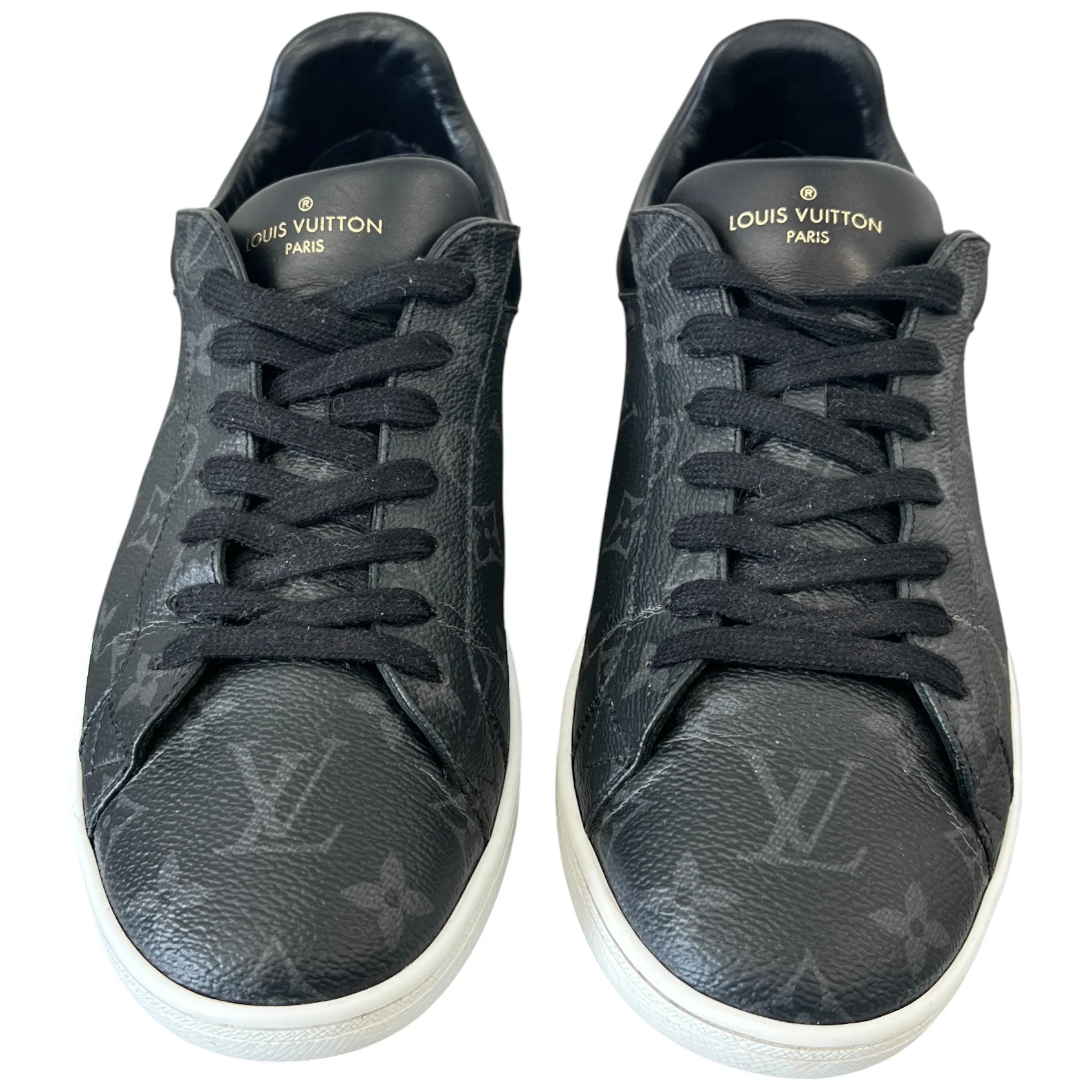Men's Luxembourg Low Trainers Black Size EU 42 / UK 8 - Image 6