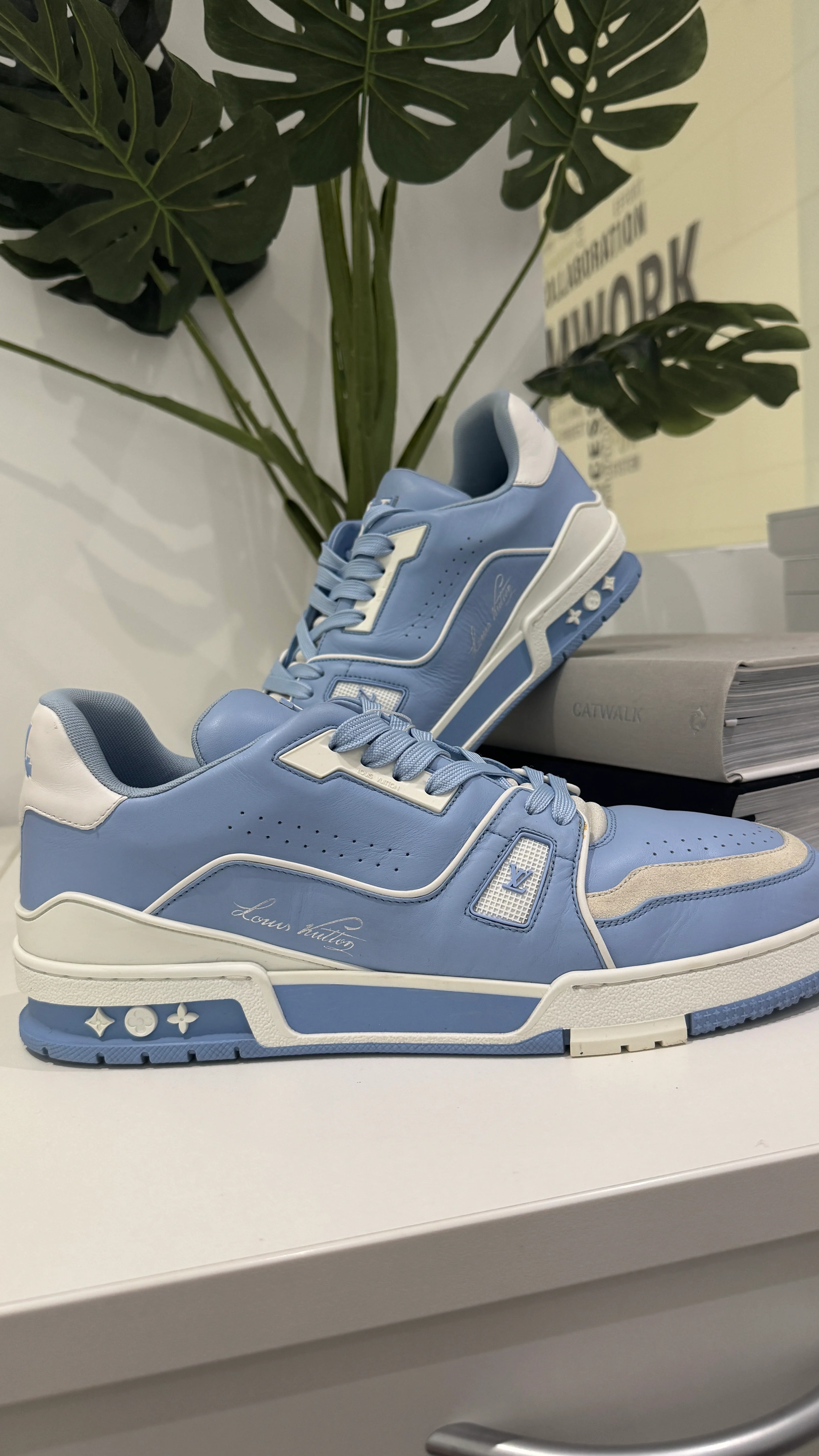 Men's Lv 54 Low Trainers Blue Size EU 44 / UK 10 - Image 13