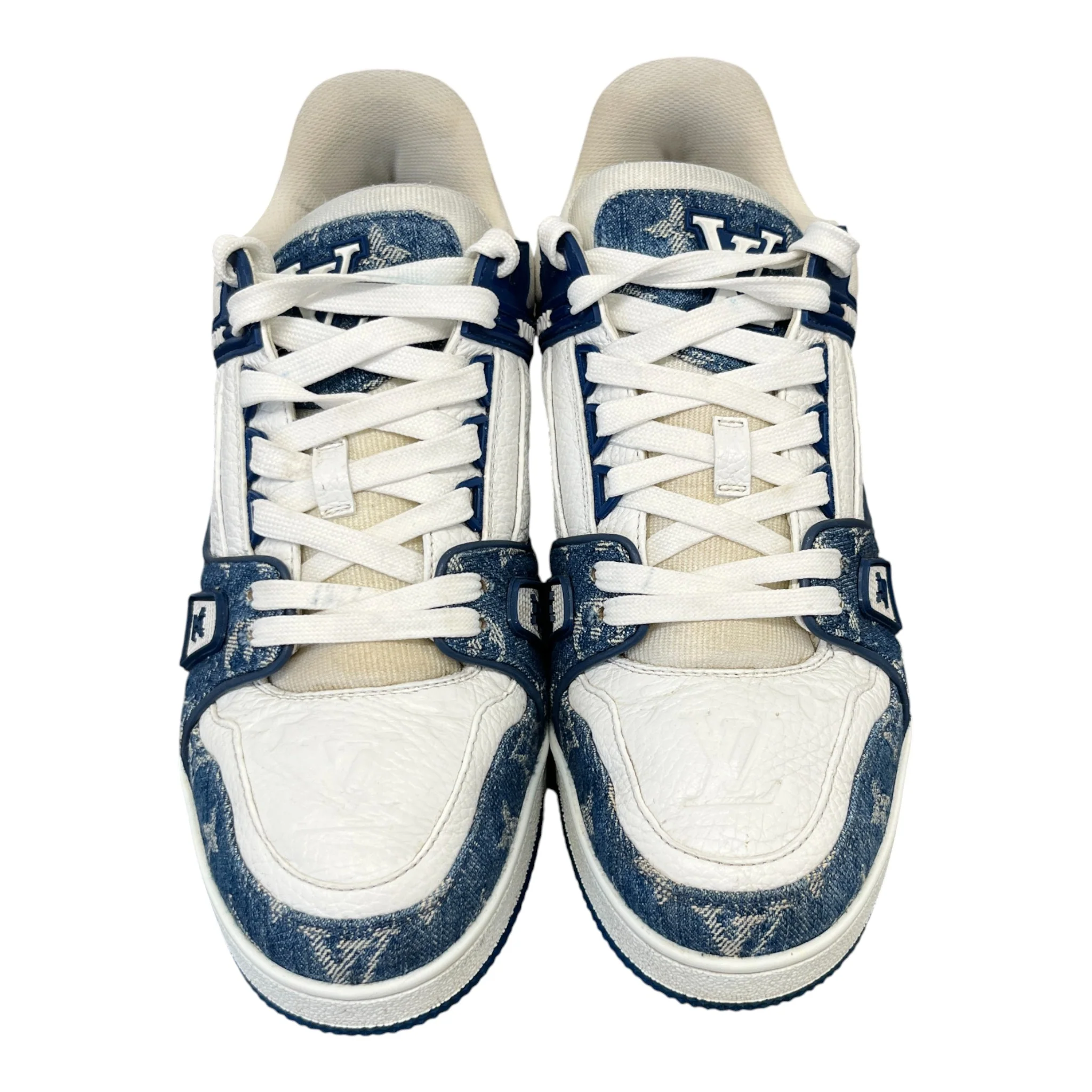 Men's Lv Denim Low Trainers Blue Size EU 40 / UK 6 - Image 6