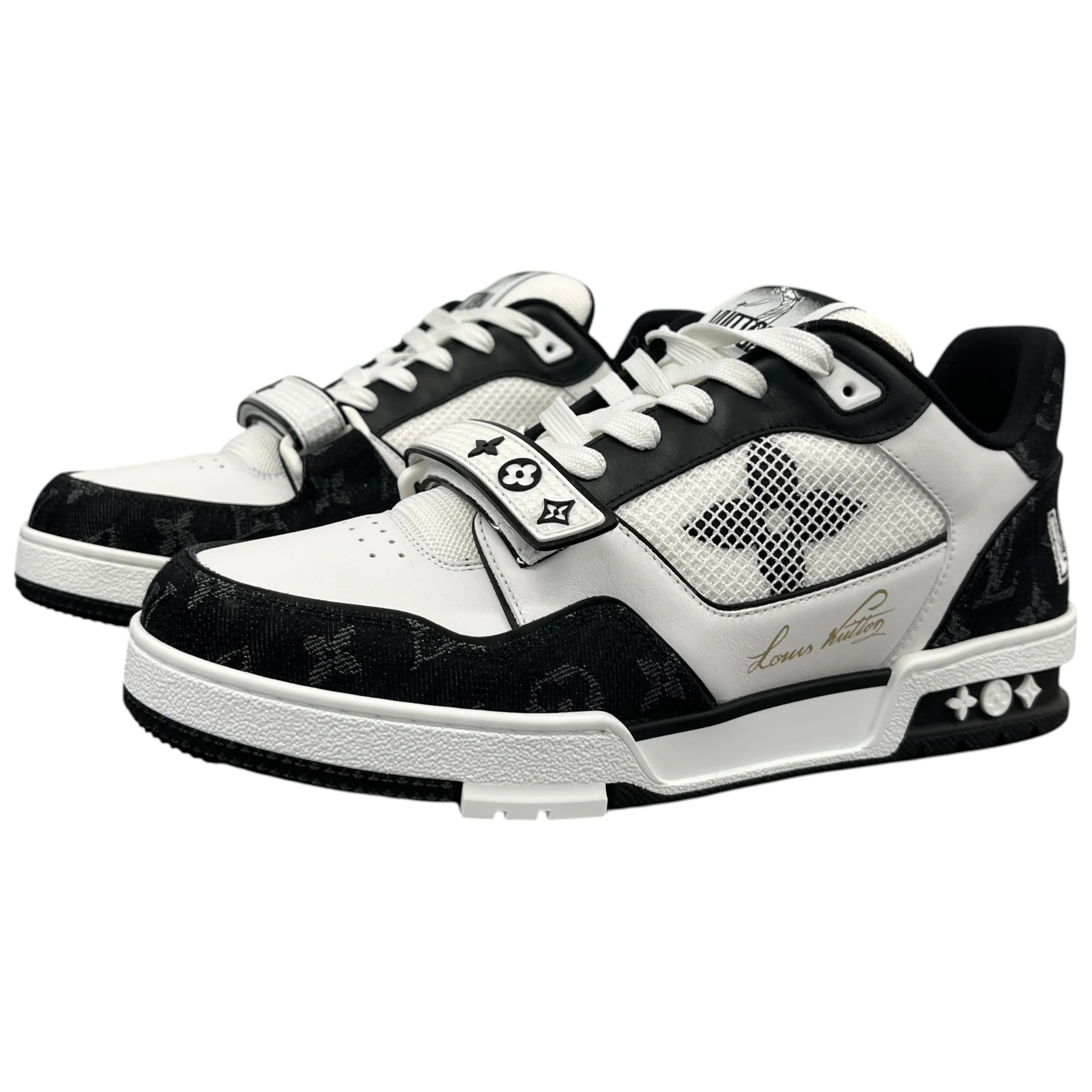 Men's Lv Low Trainers Black Size EU 41 / UK 7 - Image 8