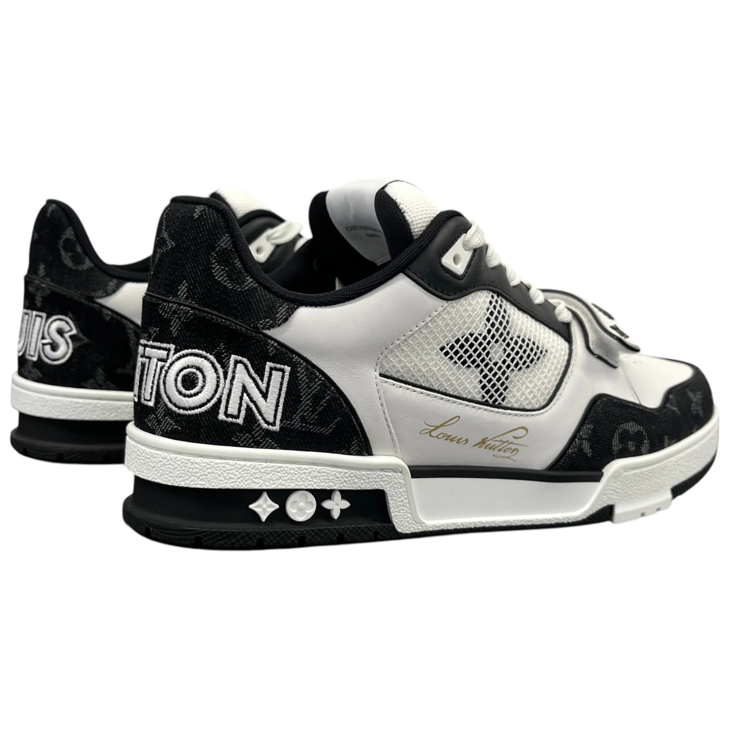 Men's Lv Low Trainers Black Size EU 41 / UK 7 - Image 9