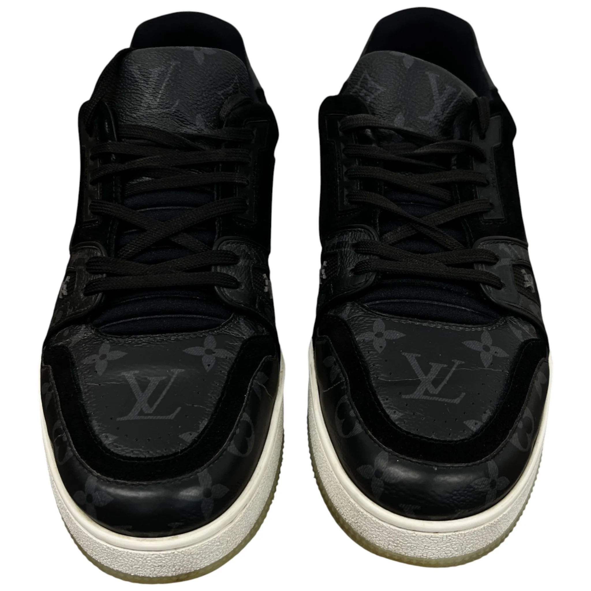 Men's Lv Low Trainers Black Size EU 42 / UK 8 - Image 6