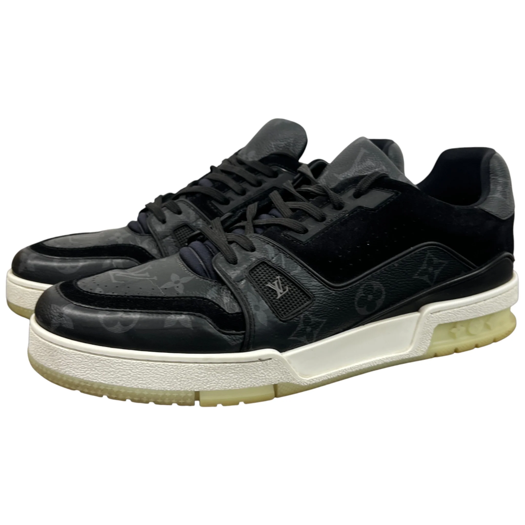 Men's Lv Low Trainers Black Size EU 42 / UK 8 - Image 8