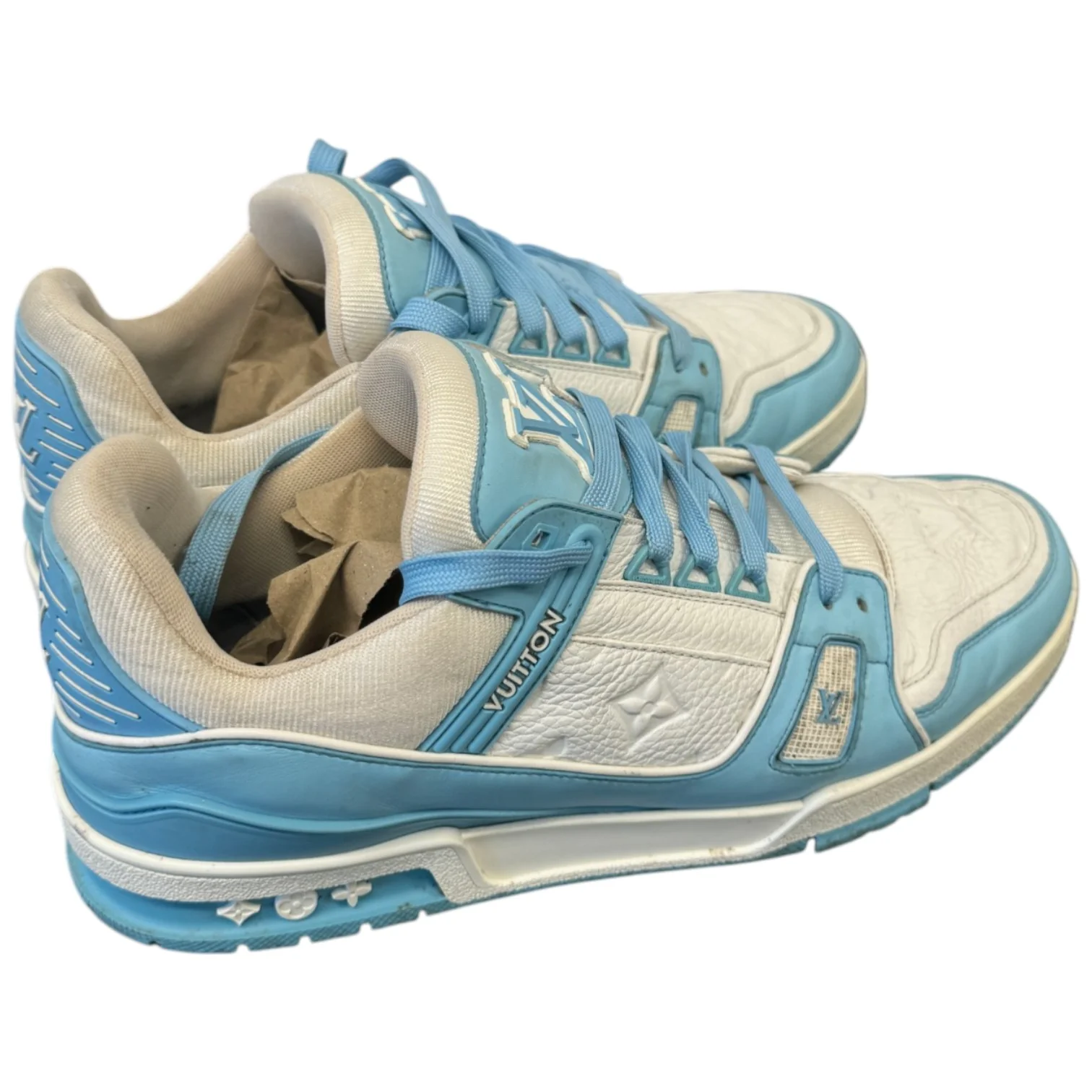 Men's Lv Low Trainers Blue Size EU 44 / UK 10 - Image 8