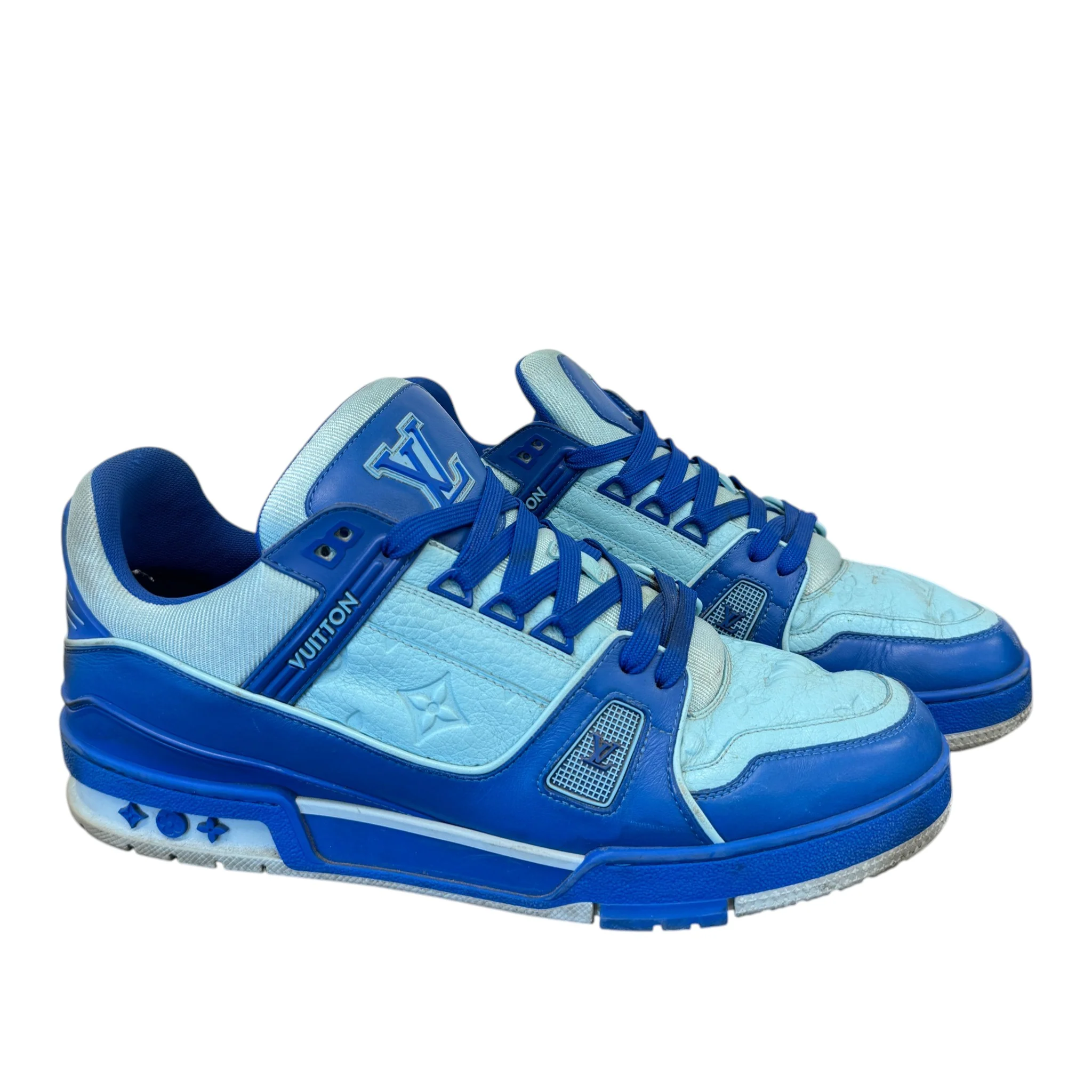 Men's Lv Low Trainers Blue Size EU 44 / UK 10 - Image 10