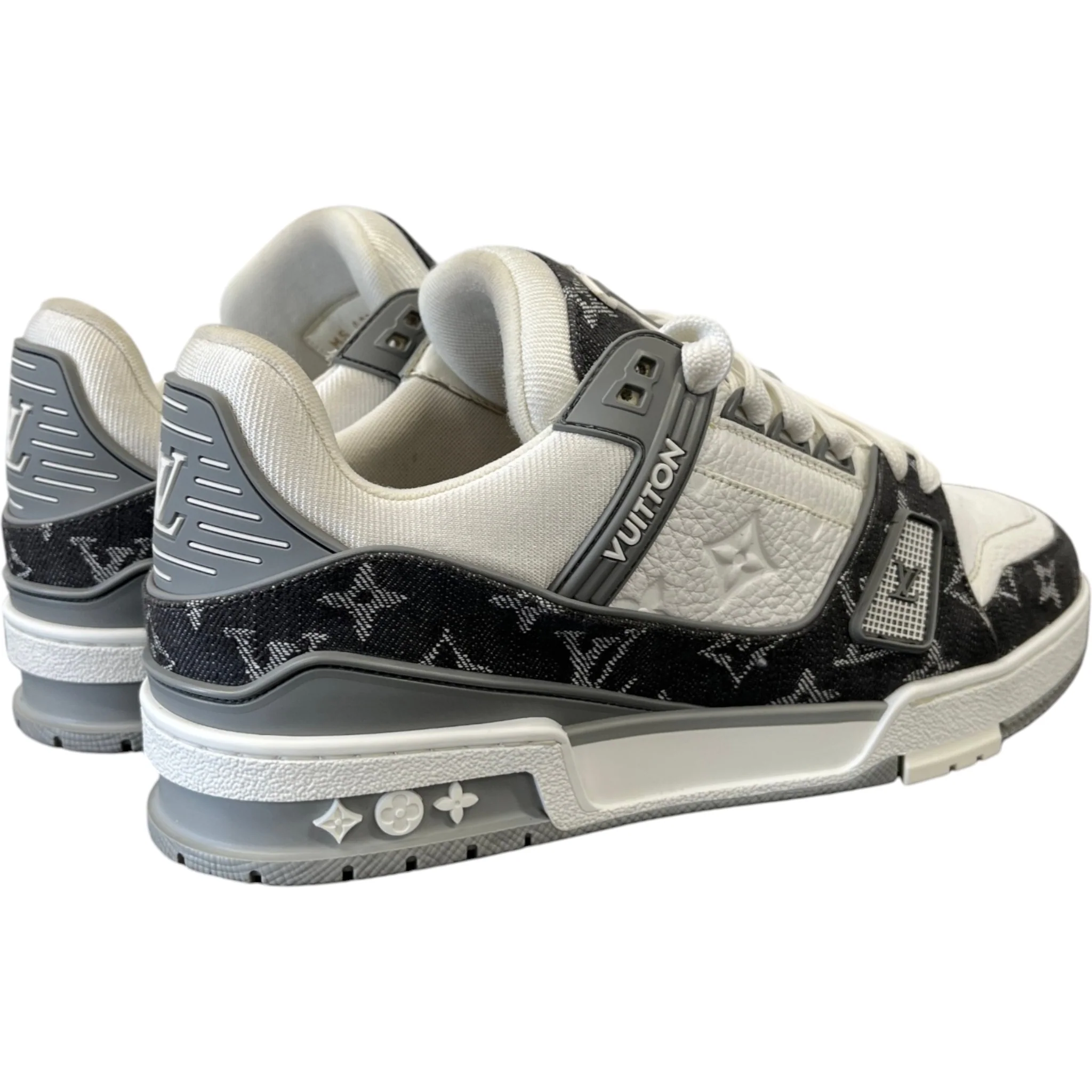 Men's Lv Low Trainers Grey Size EU 40 / UK 6 - Image 8
