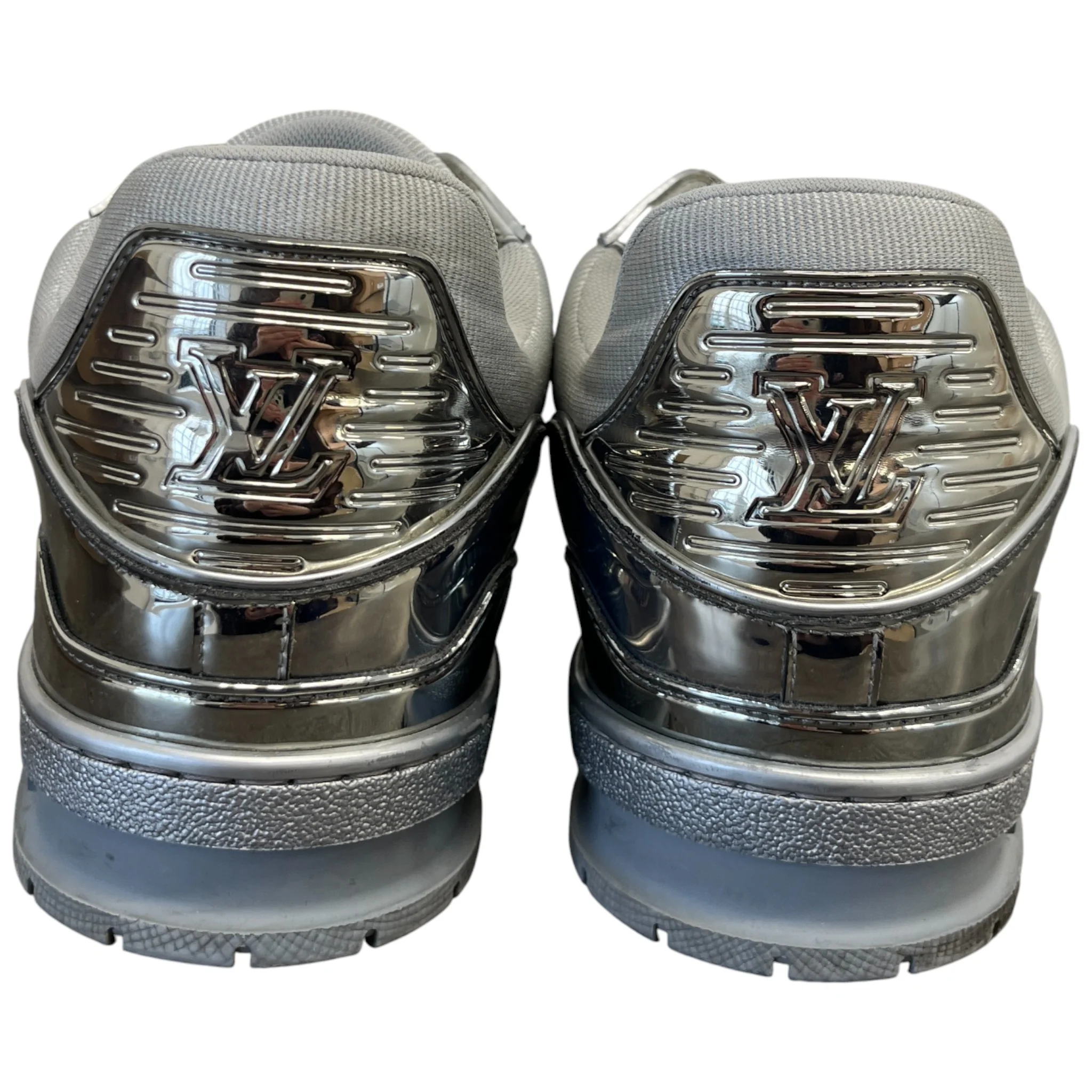 Men's Lv Low Trainers Silver Size EU 45 / UK 11 - Image 7