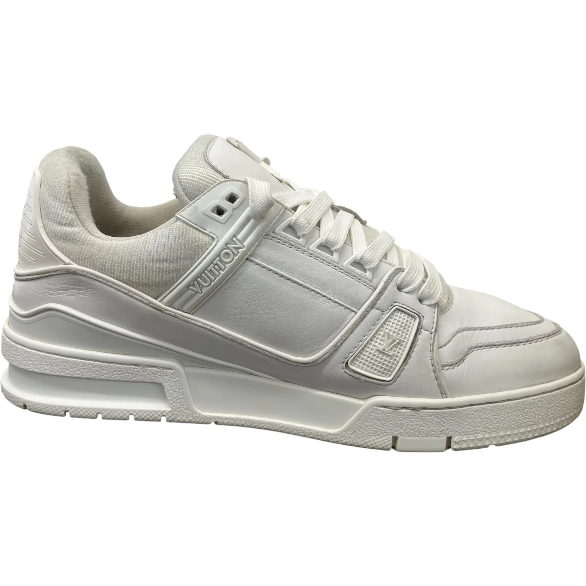 Men's Lv Low Trainers White Size EU 41 / UK 7 - Image 4