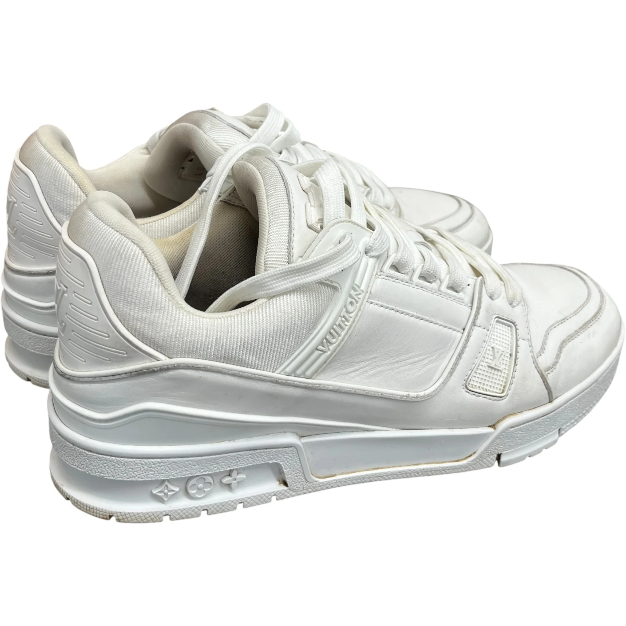 Men's Lv Low Trainers White Size EU 42 / UK 8 - Image 8