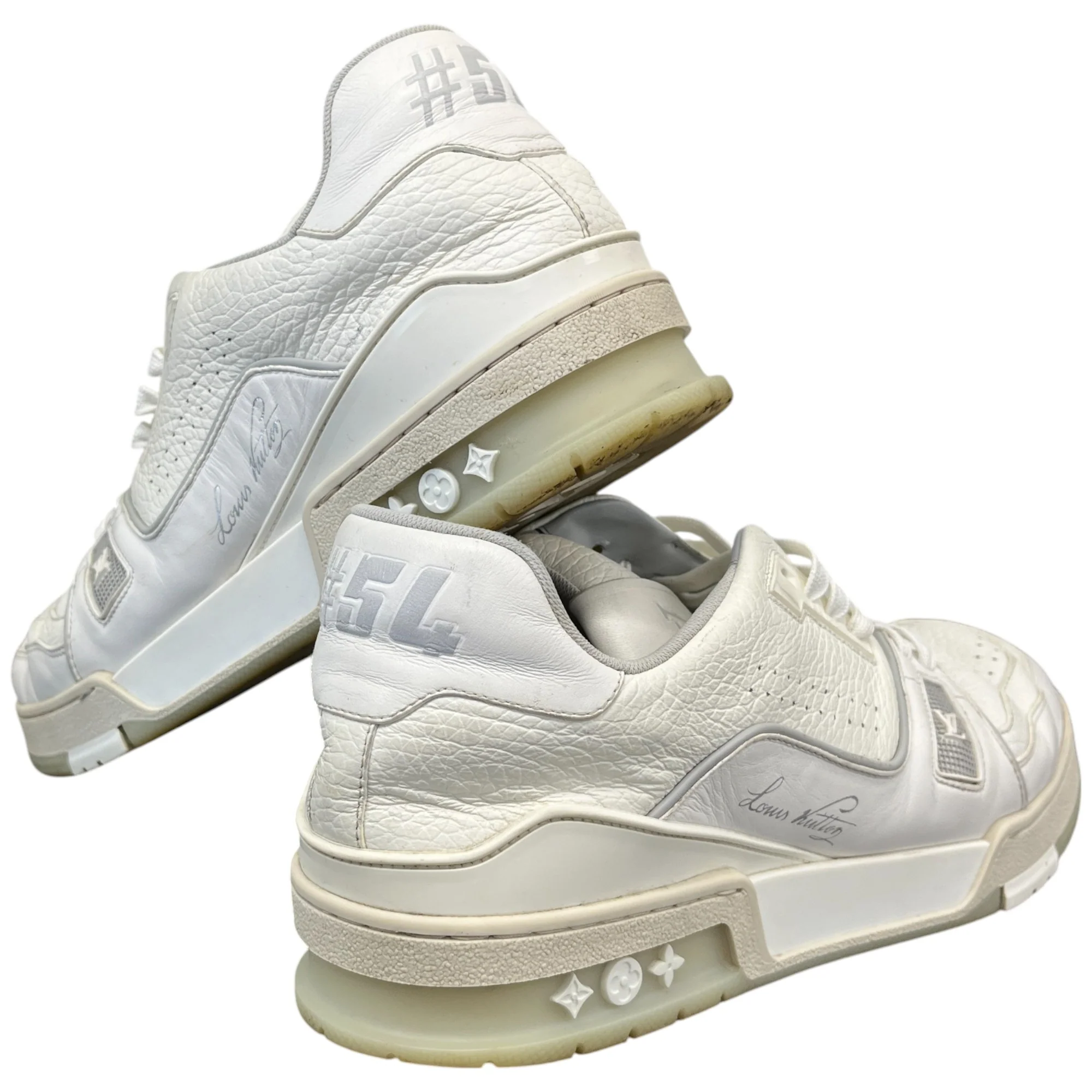 Men's Lv Low Trainers White Size EU 43 / UK 9 - Image 10